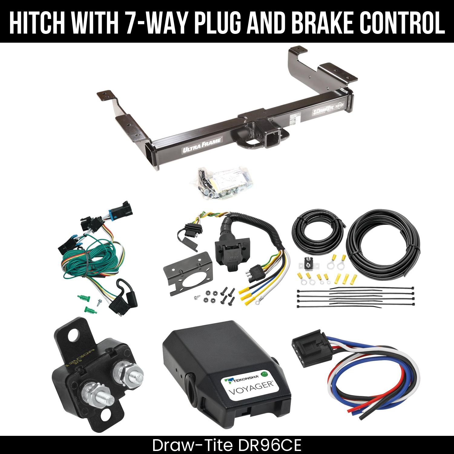 Trailer Hitch , 7-Way , Tekonsha Voyager Brake Control