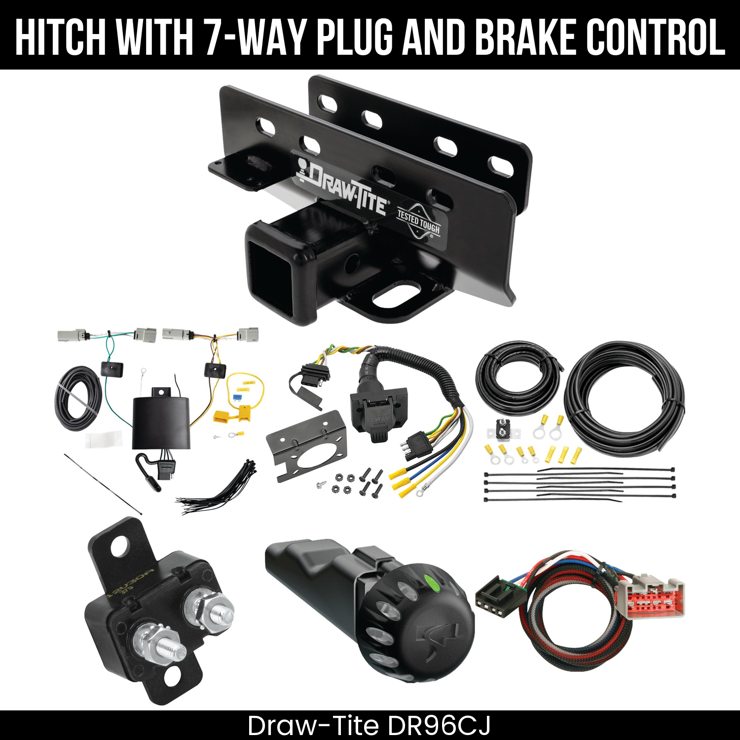 Trailer Hitch , 7-Way , Tekonsha Voyager iD Smart Brake Control
