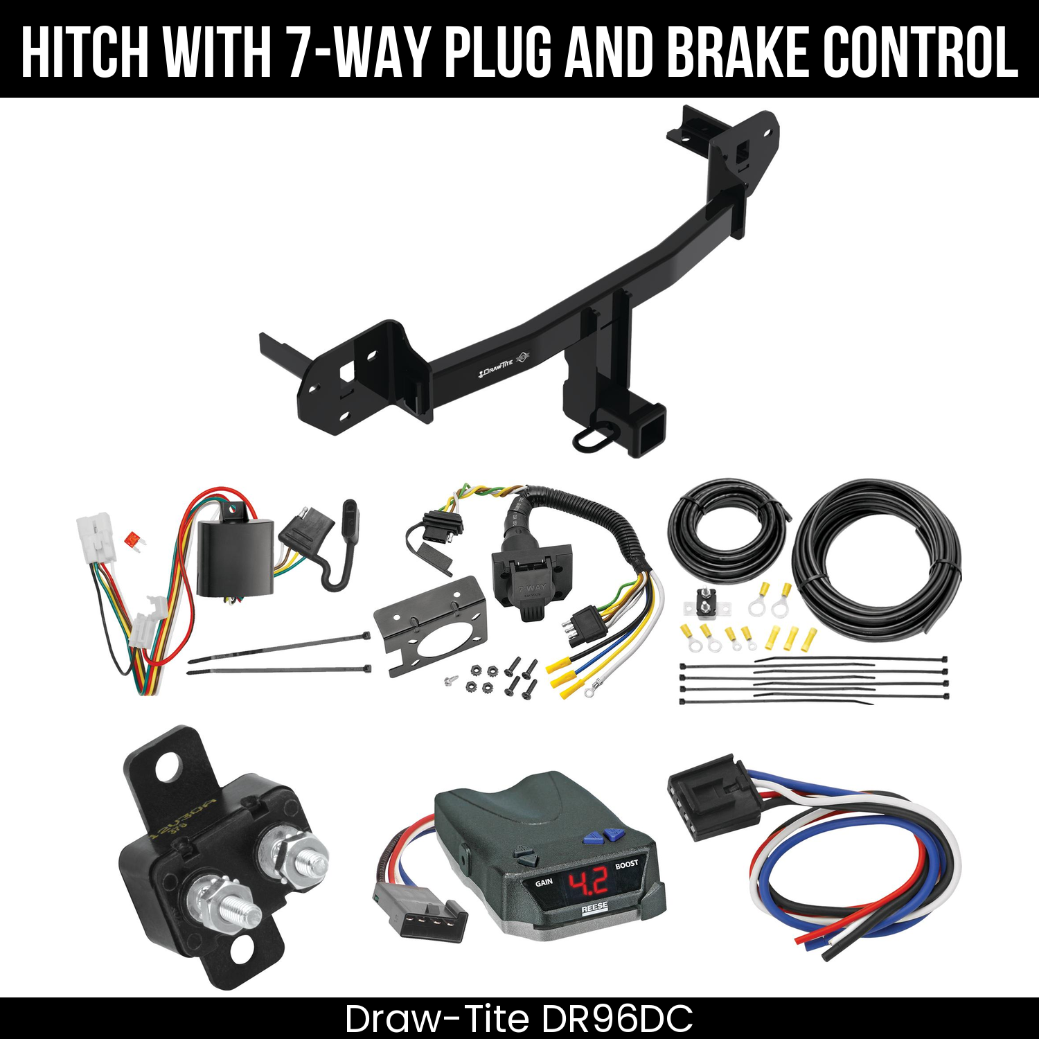 Trailer Hitch , 7-Way , Reese Brake EVN Control