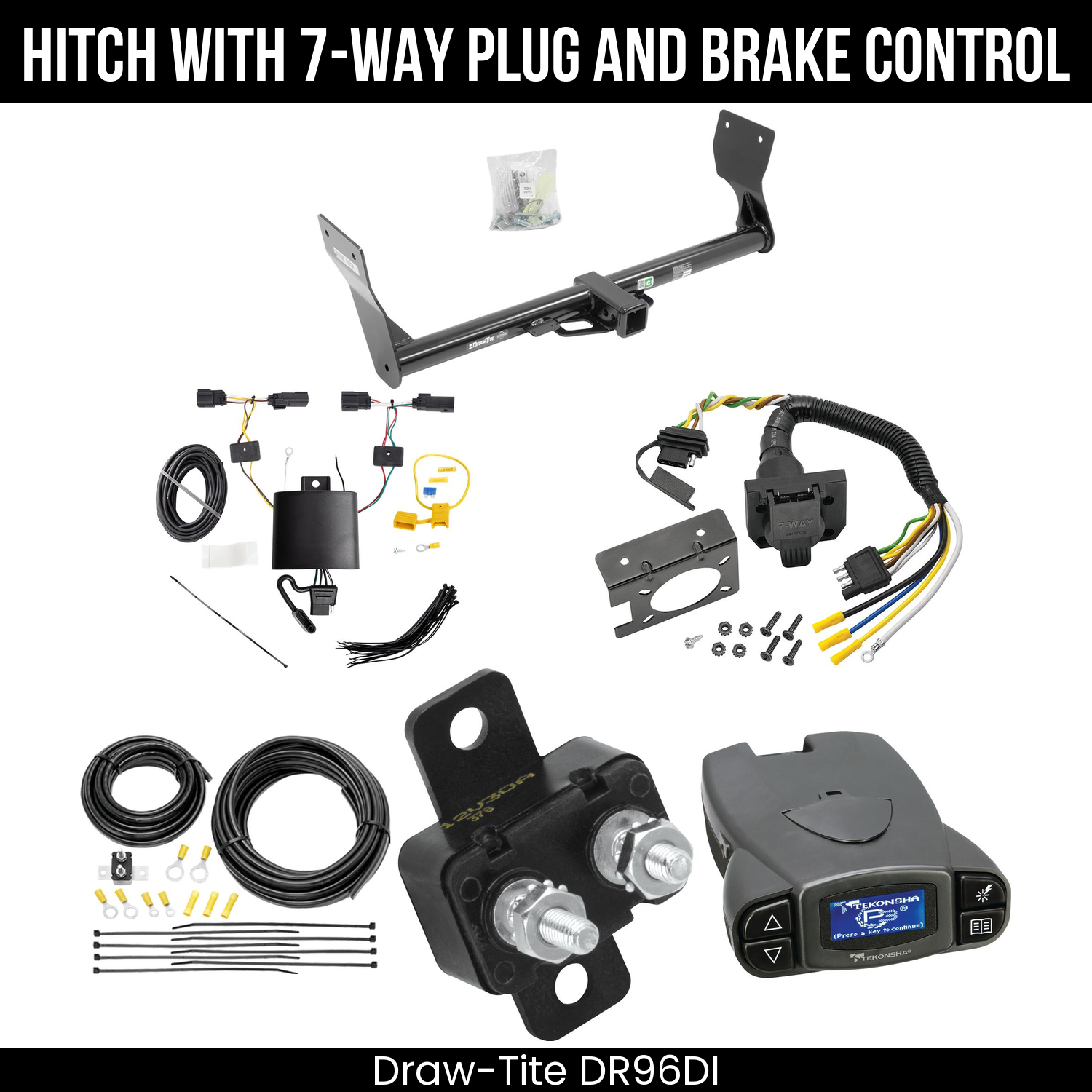 Trailer Hitch , 7-Way , Tekonsha Prodigy P3 Brake Control