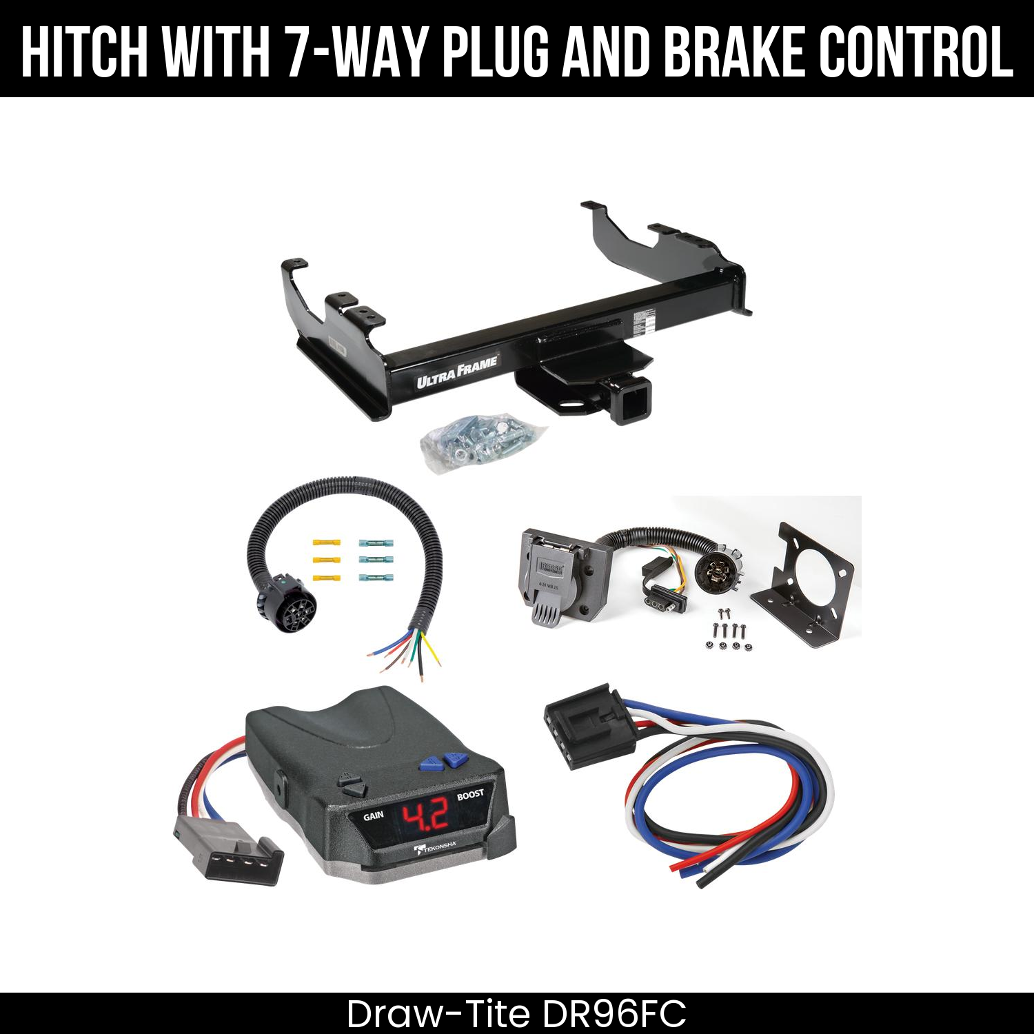 Trailer Hitch , 7-Way , Tekonsha Brake EVN Control