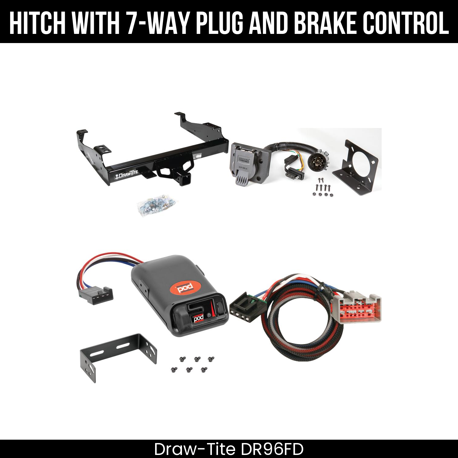 Trailer Hitch , 7-Way , Pro Series POD Brake Control