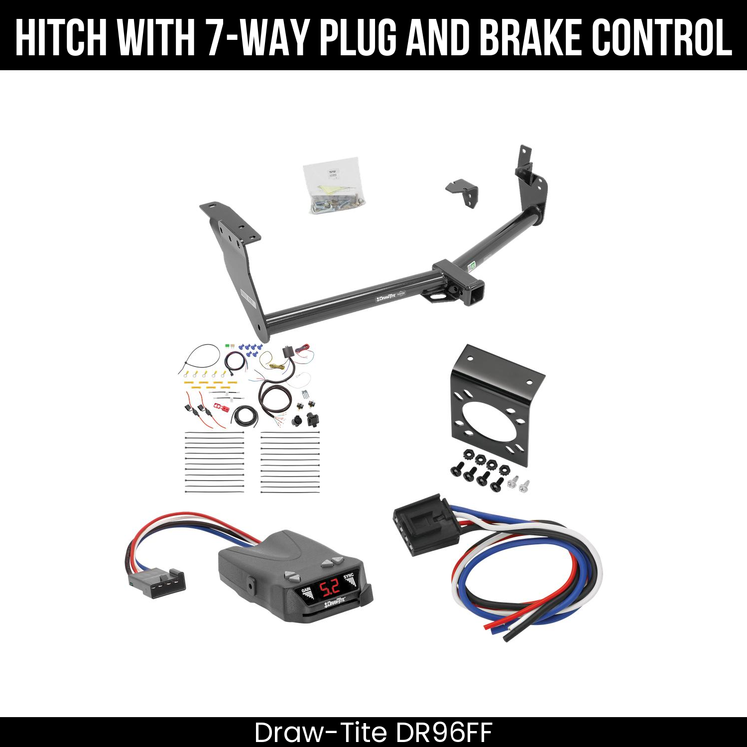 Trailer Hitch , 7-Way , Draw-Tite Activator IV Brake Control