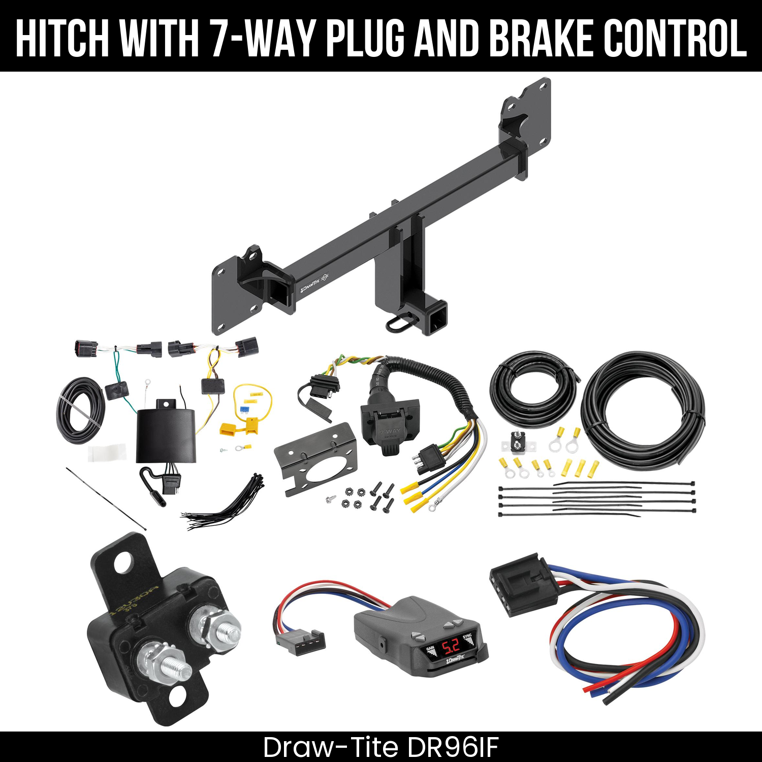 Trailer Hitch , 7-Way , Draw-Tite Activator IV Brake Control