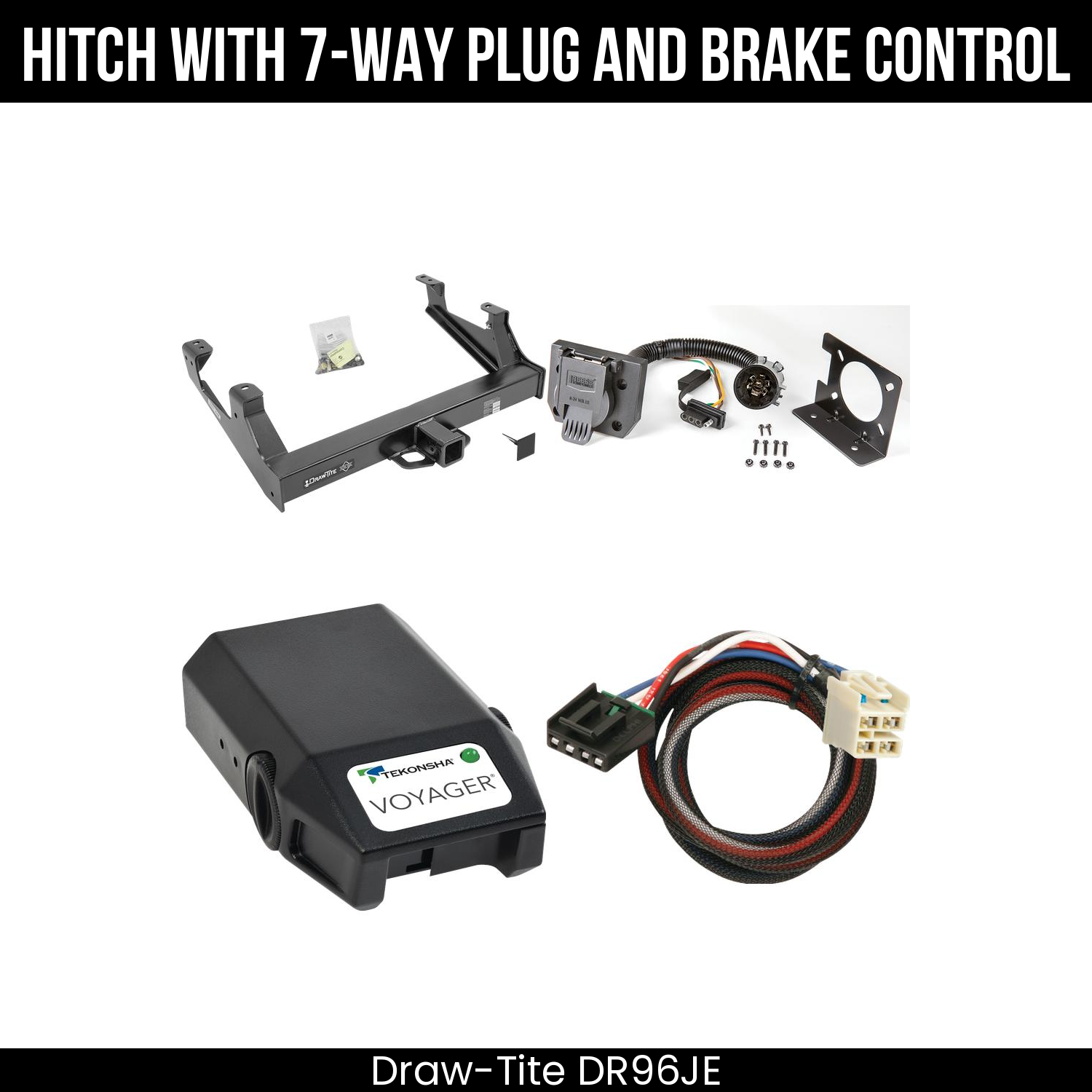 Trailer Hitch , 7-Way , Tekonsha Voyager Brake Control