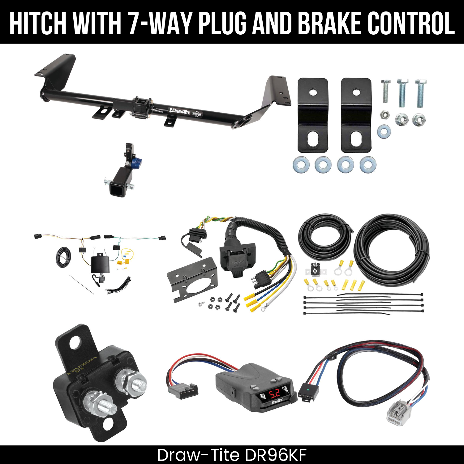 Trailer Hitch , 7-Way , Draw-Tite Activator IV Brake Control