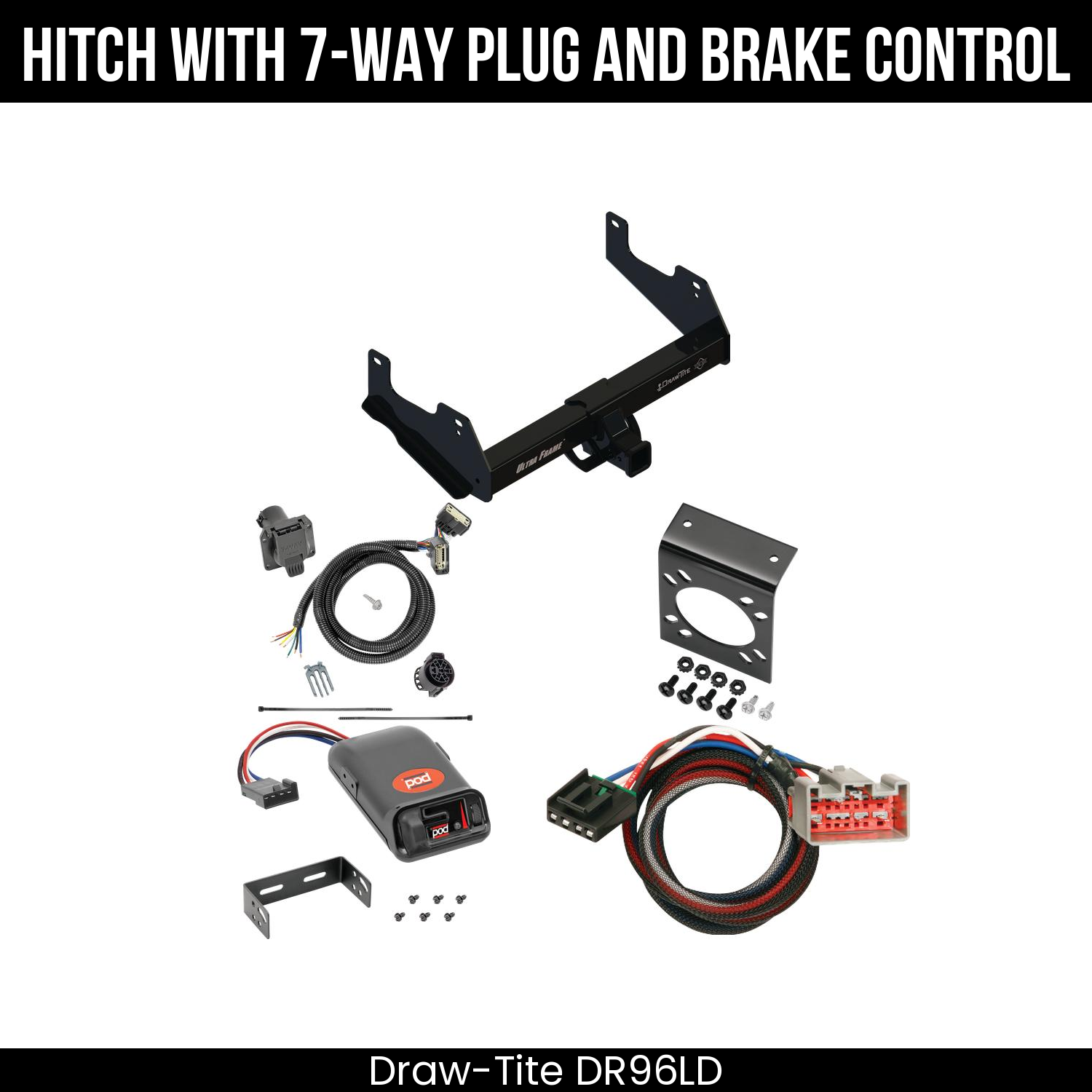 Trailer Hitch , 7-Way , Pro Series POD Brake Control