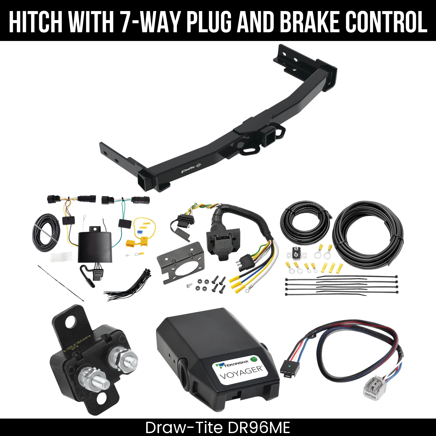 Trailer Hitch , 7-Way , Tekonsha Voyager Brake Control