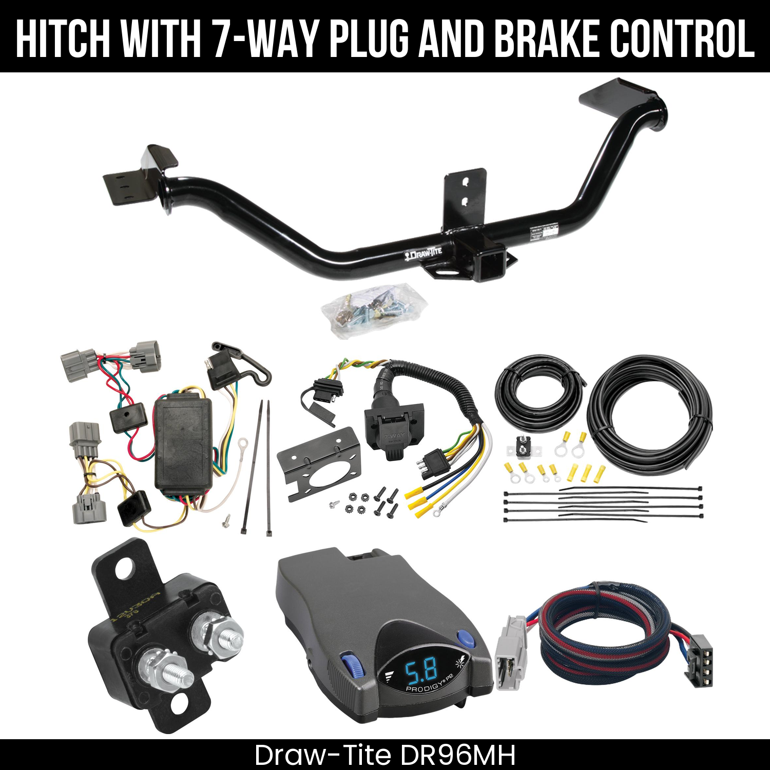 Trailer Hitch , 7-Way , Tekonsha Prodigy P2 Brake Control