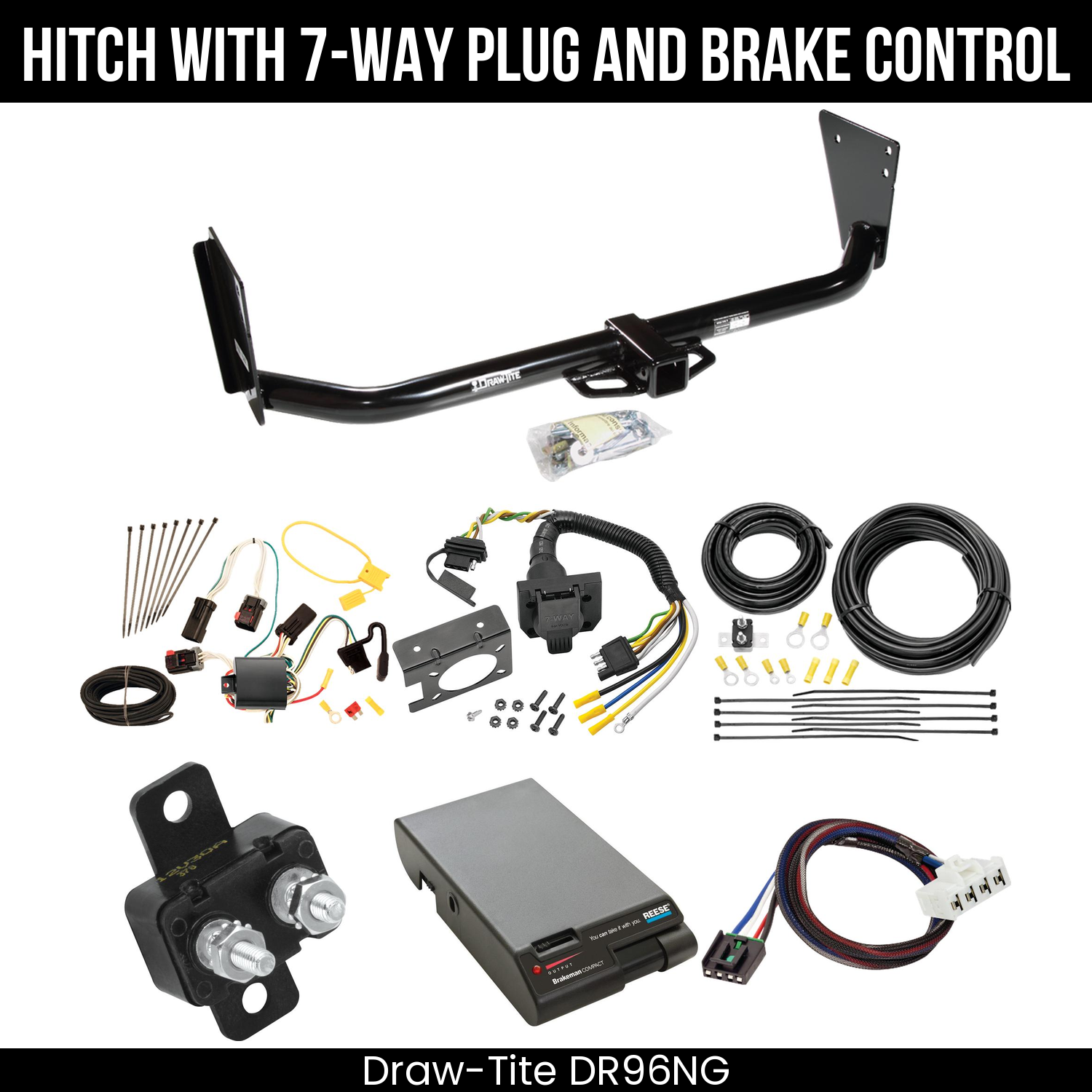 Trailer Hitch , 7-Way , Reese Brakeman Brake Control