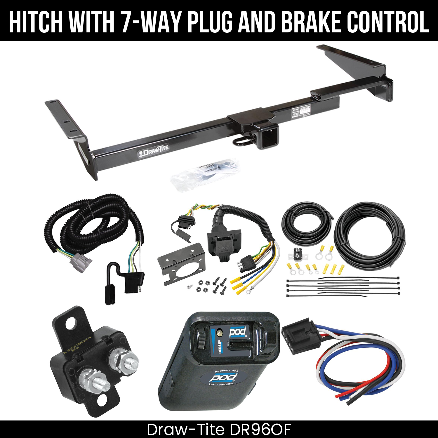 Trailer Hitch , 7-Way , Reese POD Brake Control