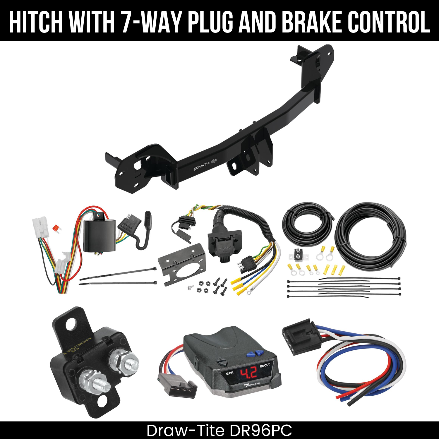 Trailer Hitch , 7-Way , Tekonsha Brake EVN Control