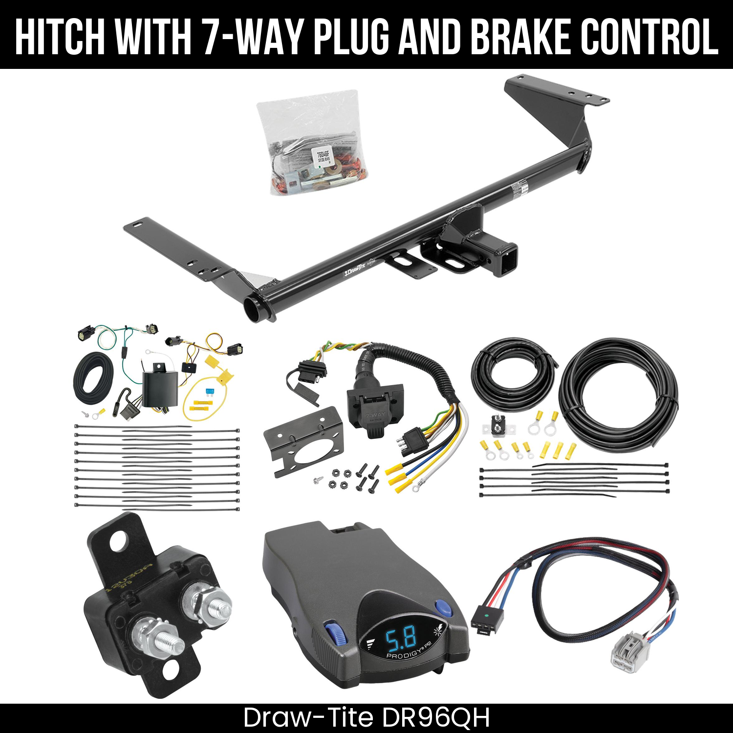 Trailer Hitch , 7-Way , Tekonsha Prodigy P2 Brake Control