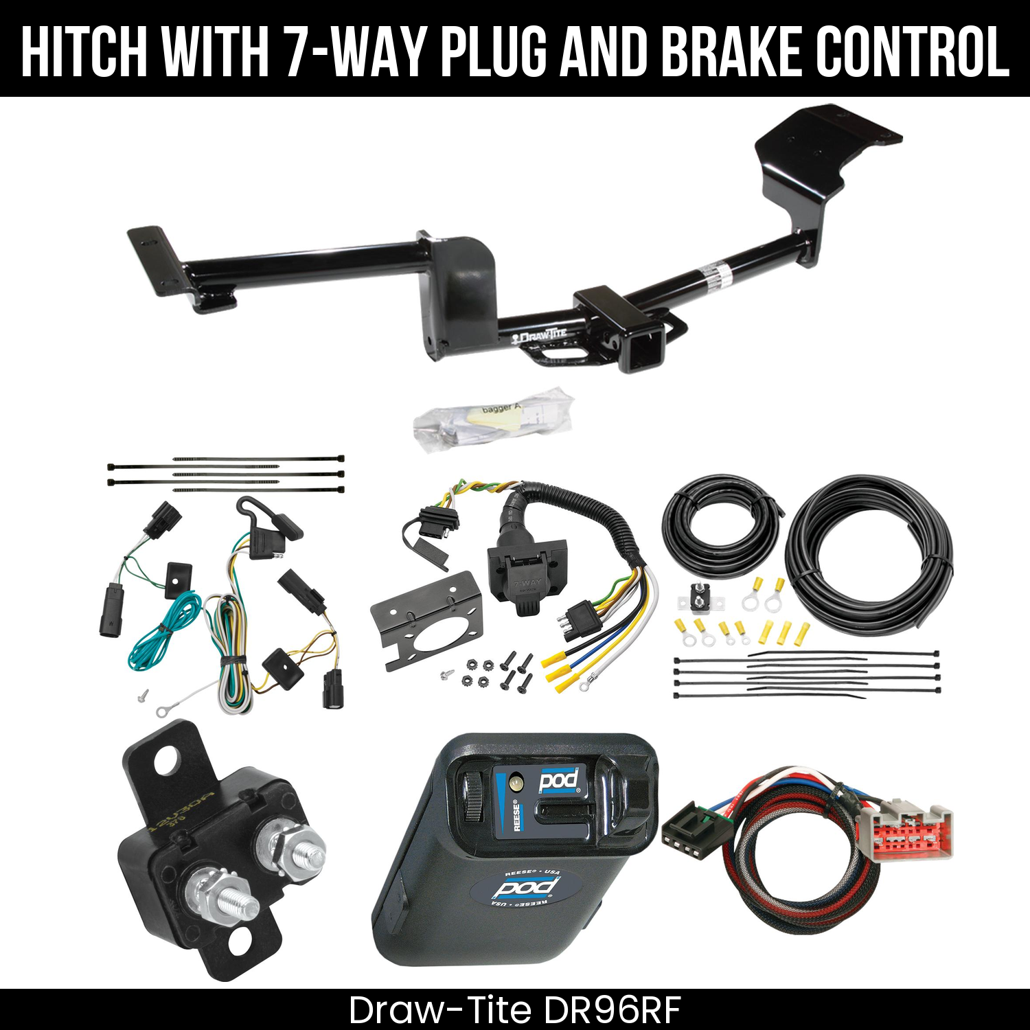 Trailer Hitch , 7-Way , Reese POD Brake Control