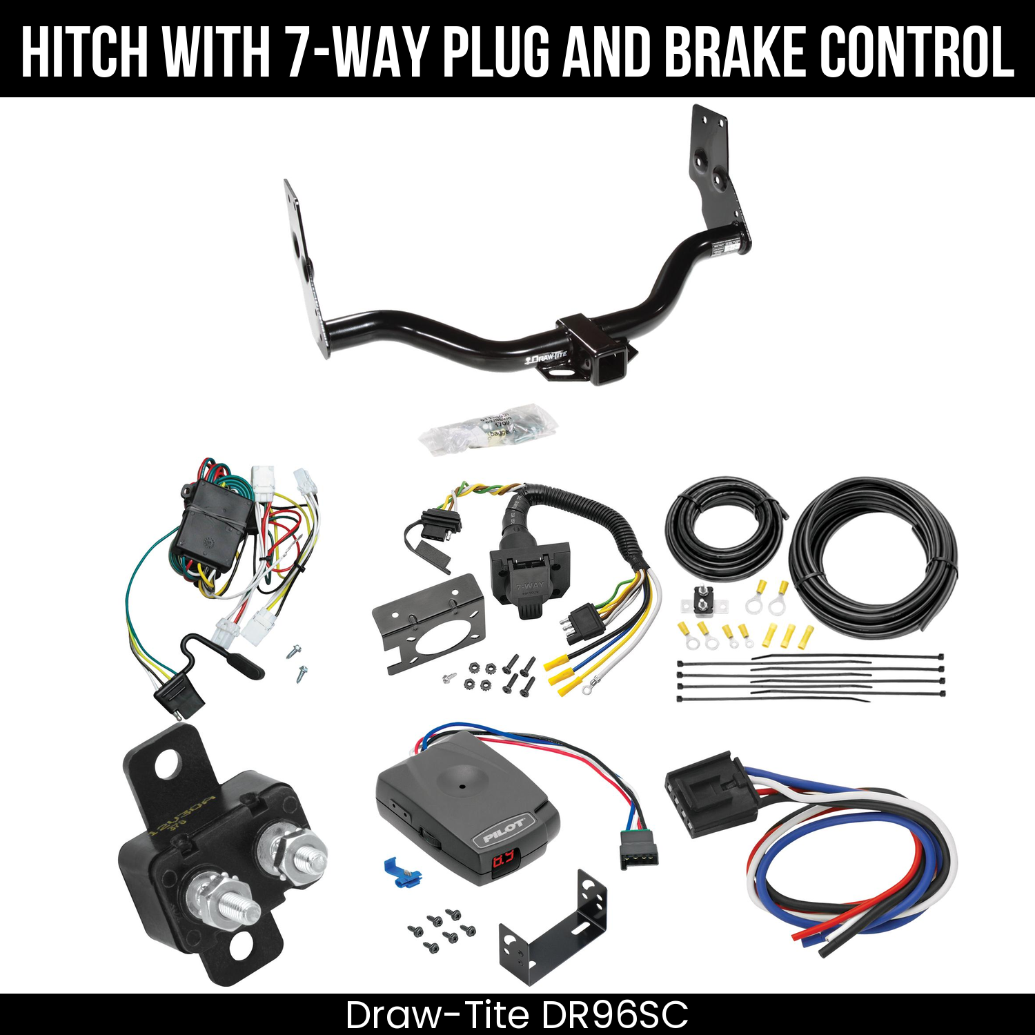Trailer Hitch , 7-Way , Pro Series Pilot Brake Control