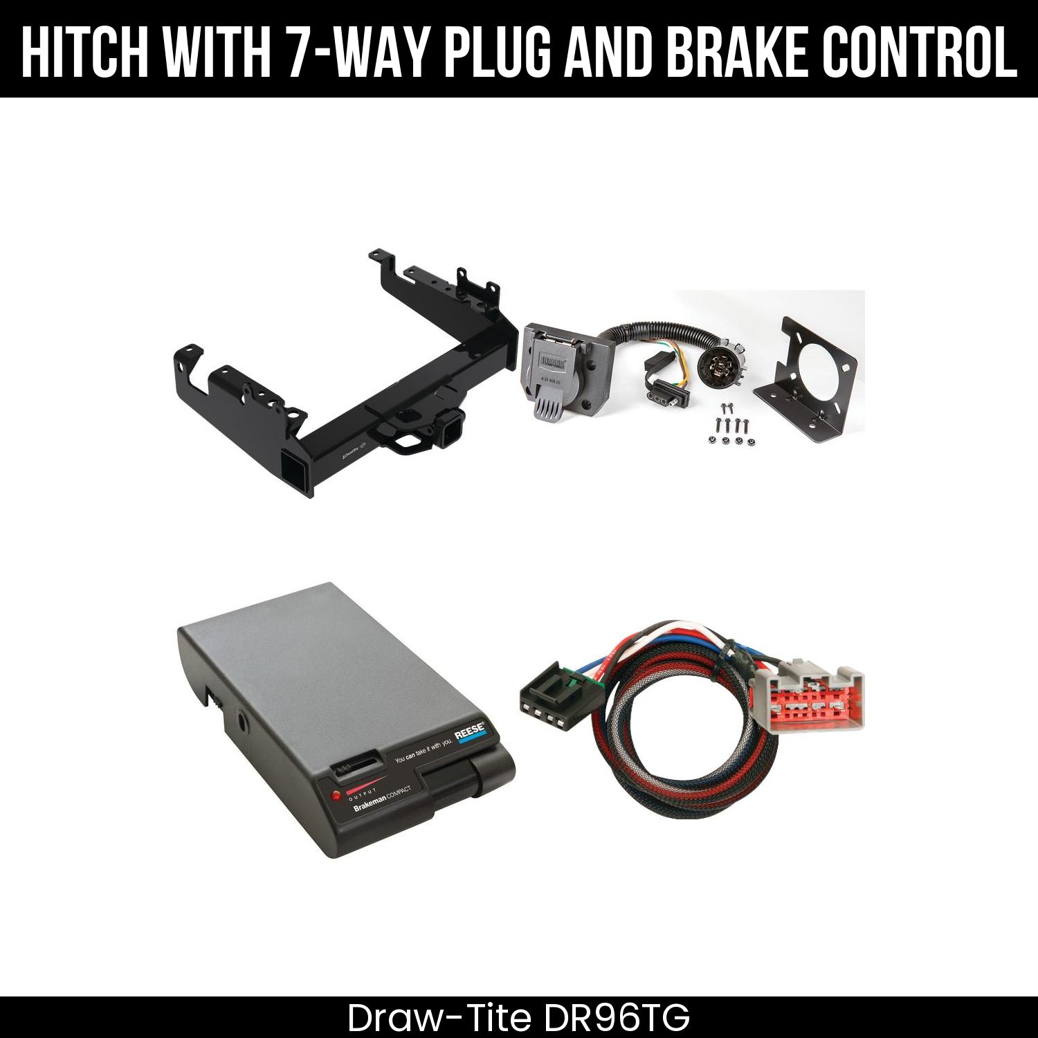 Trailer Hitch , 7-Way , Reese Brakeman Brake Control