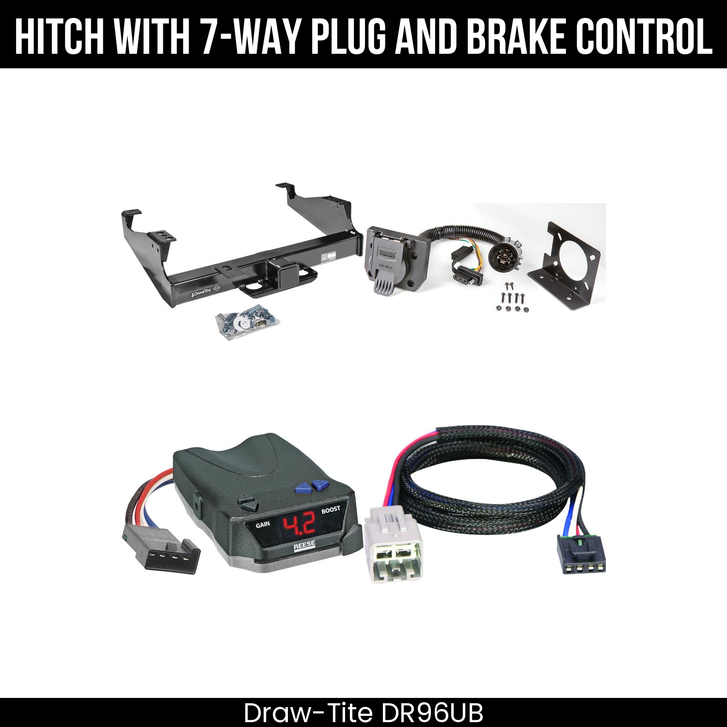 Trailer Hitch , 7-Way , Reese Brake EVN Control