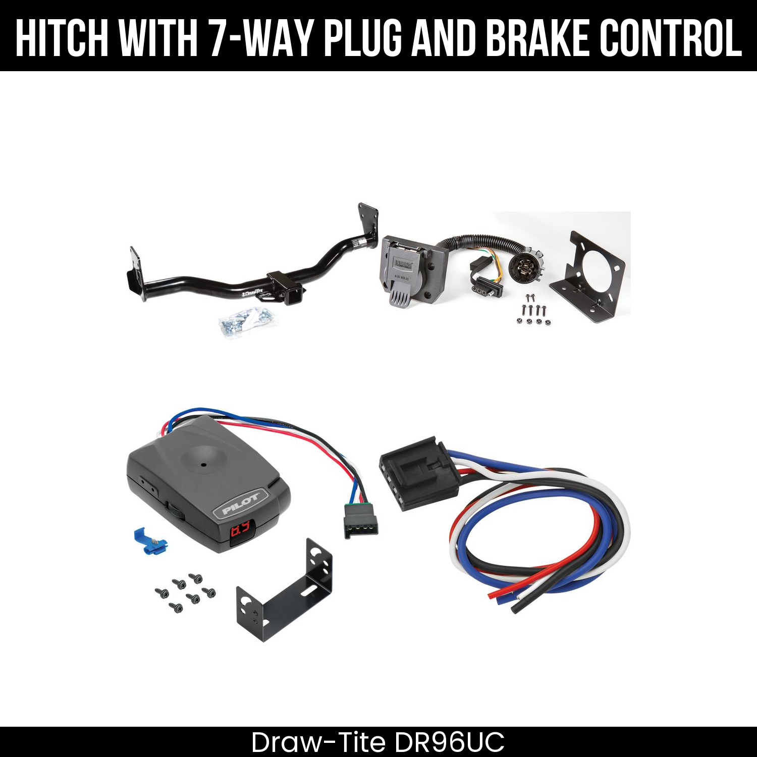 Trailer Hitch , 7-Way , Pro Series Pilot Brake Control