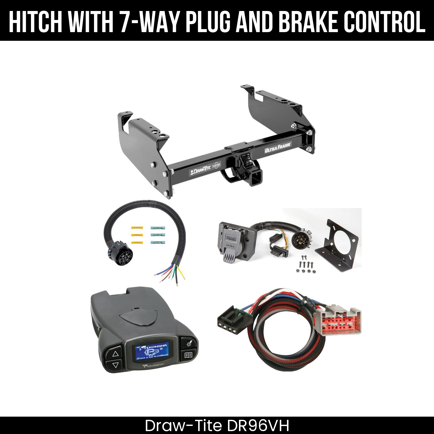 Trailer Hitch , 7-Way , Tekonsha Prodigy P3 Brake Control