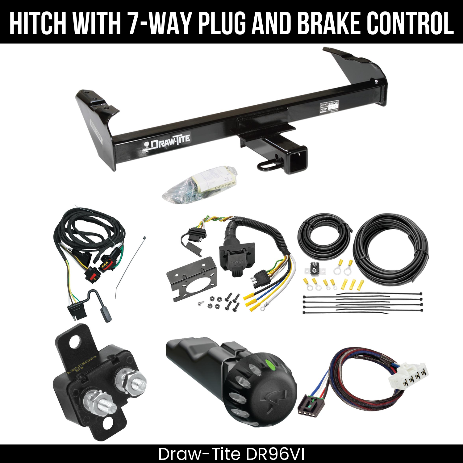 Trailer Hitch , 7-Way , Tekonsha Voyager iD Smart Brake Control