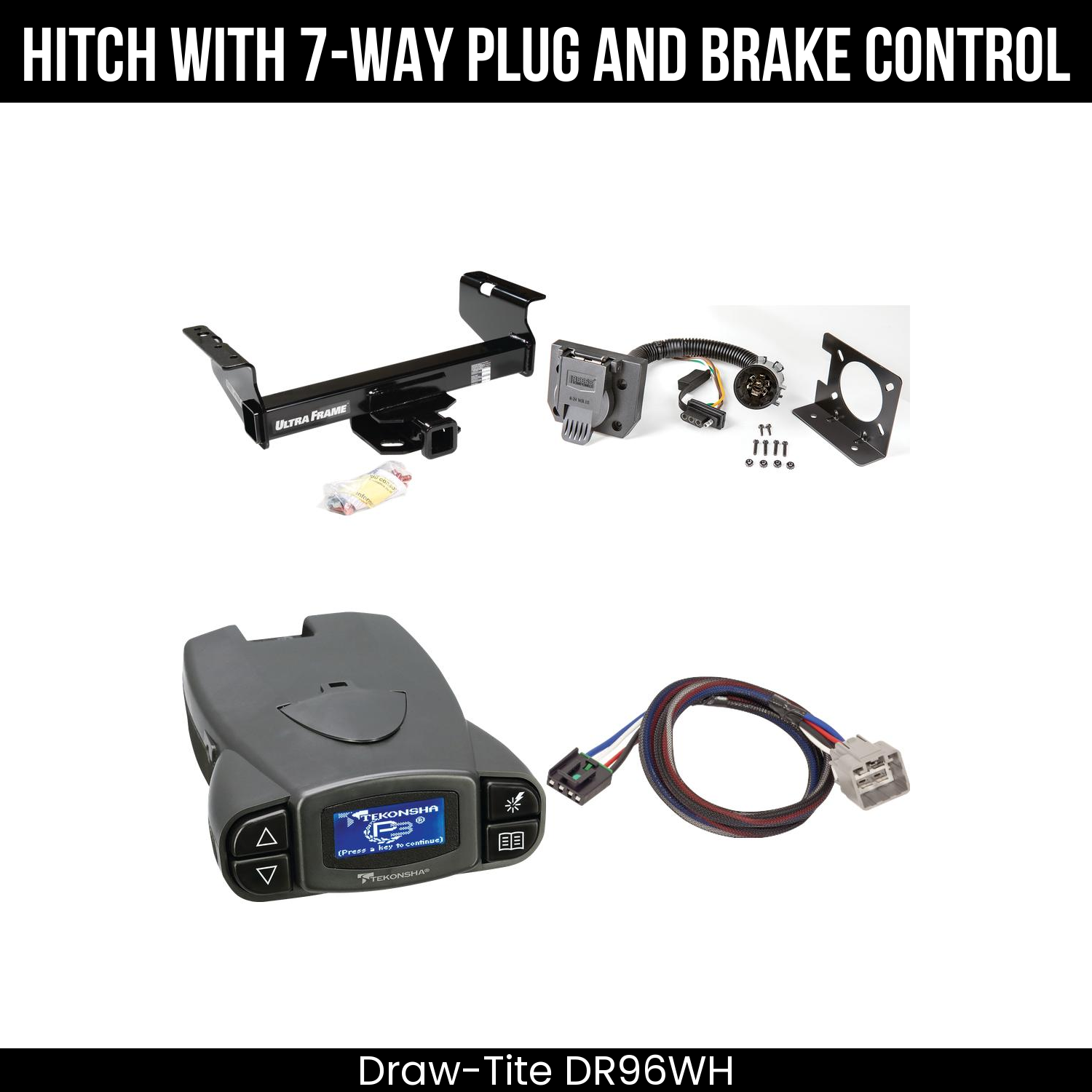 Trailer Hitch , 7-Way , Tekonsha Prodigy P3 Brake Control