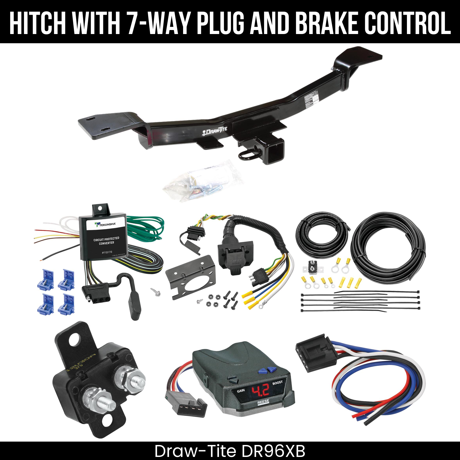 Trailer Hitch , 7-Way , Reese Brake EVN Control