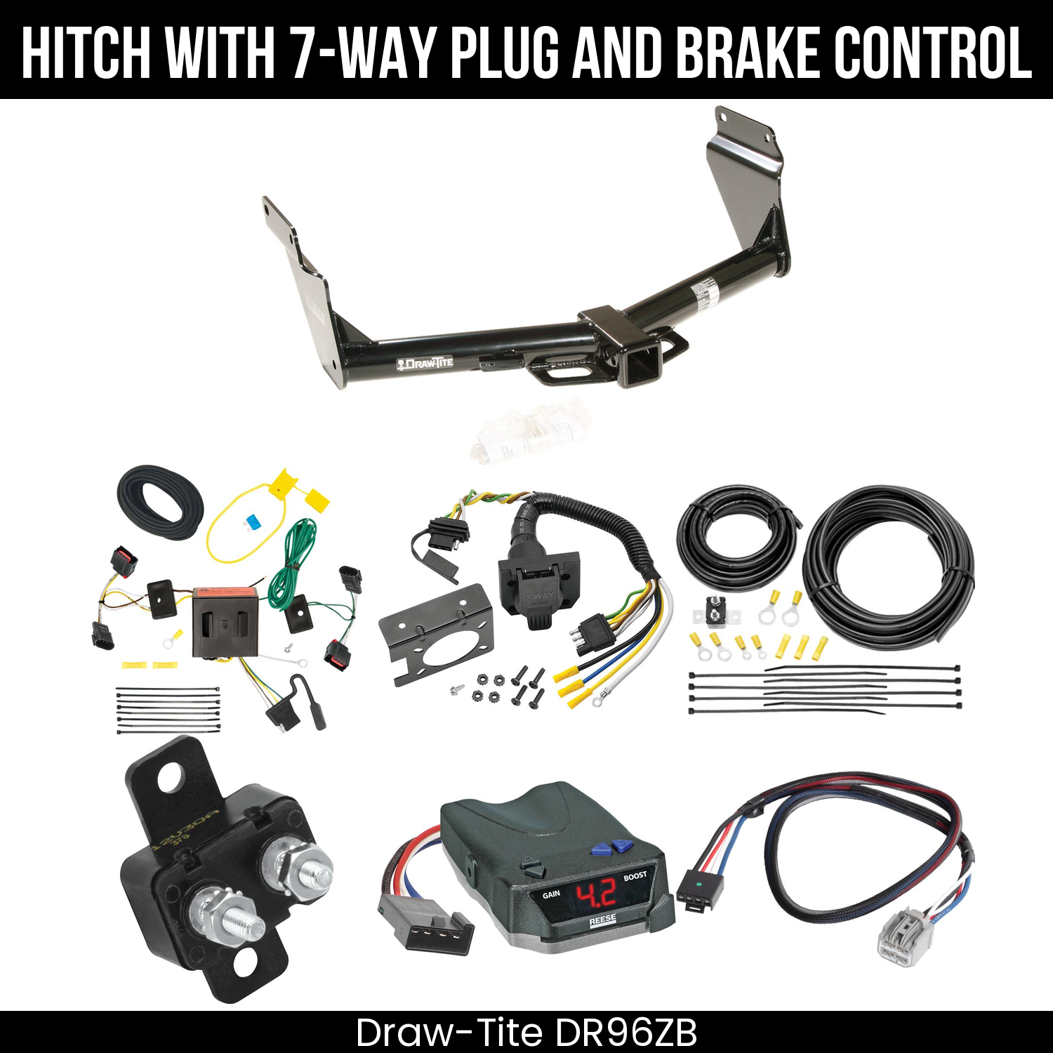 Trailer Hitch , 7-Way , Reese Brake EVN Control