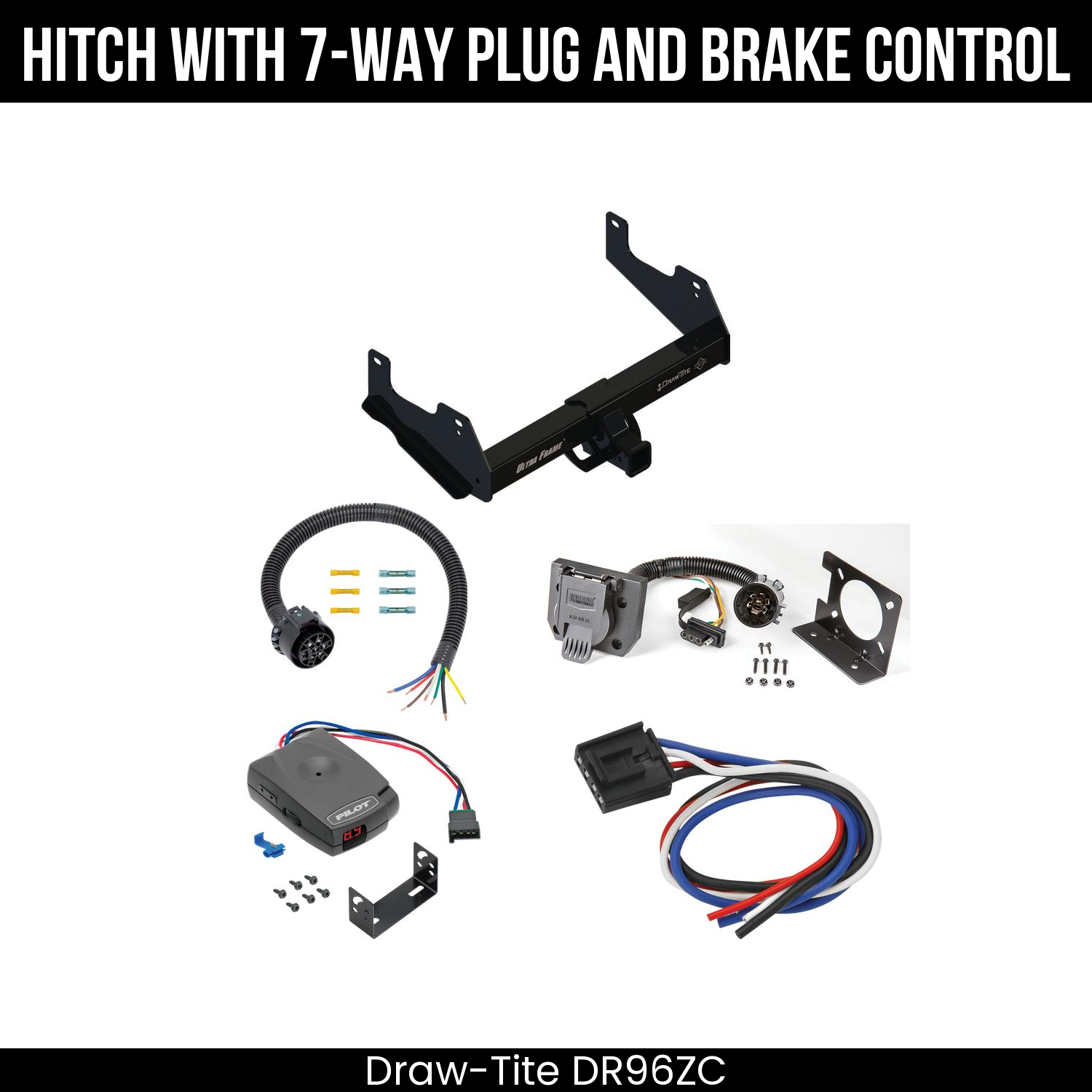 Trailer Hitch , 7-Way , Pro Series Pilot Brake Control