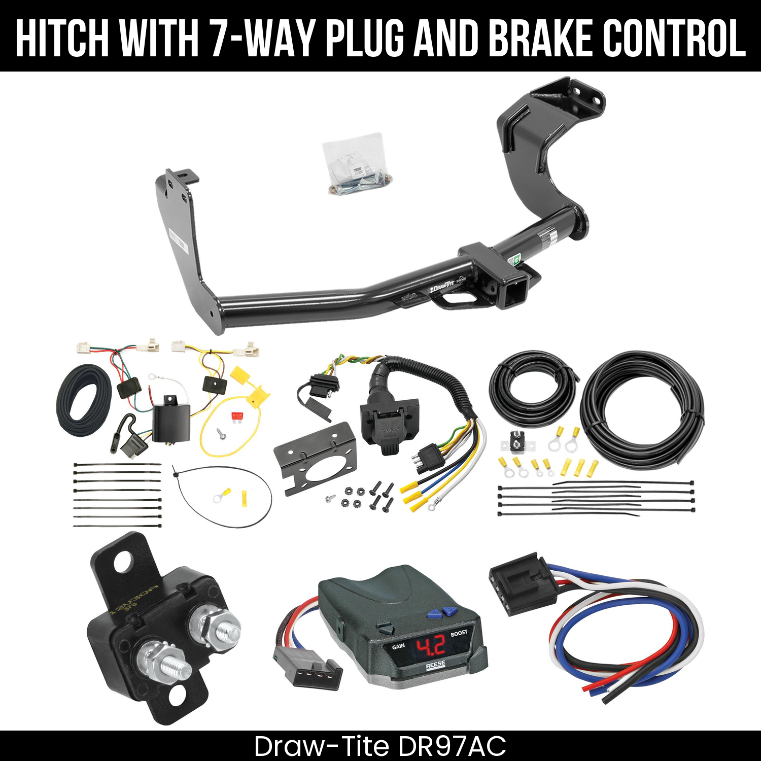 Trailer Hitch , 7-Way , Reese Brake EVN Control