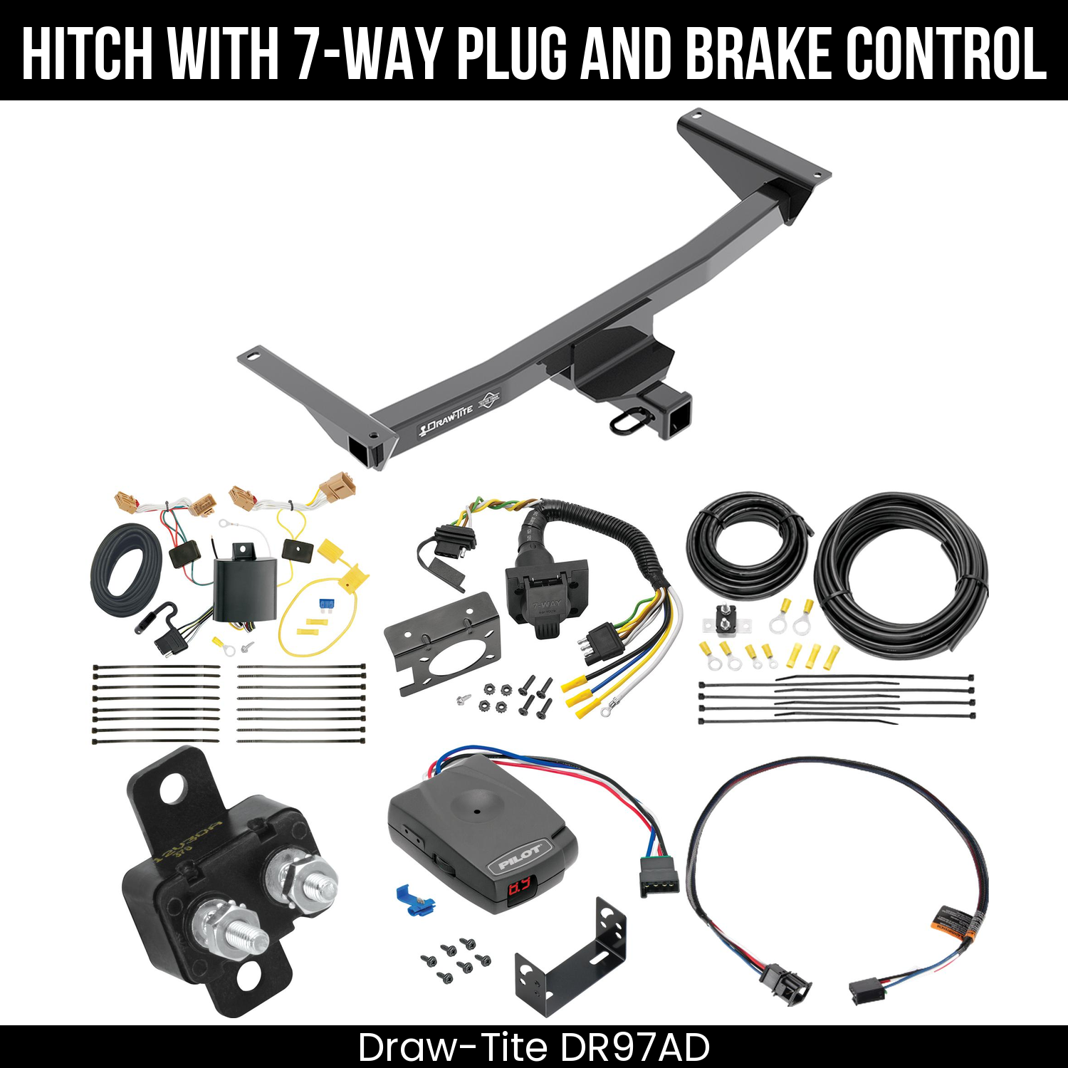 Trailer Hitch , 7-Way , Pro Series Pilot Brake Control