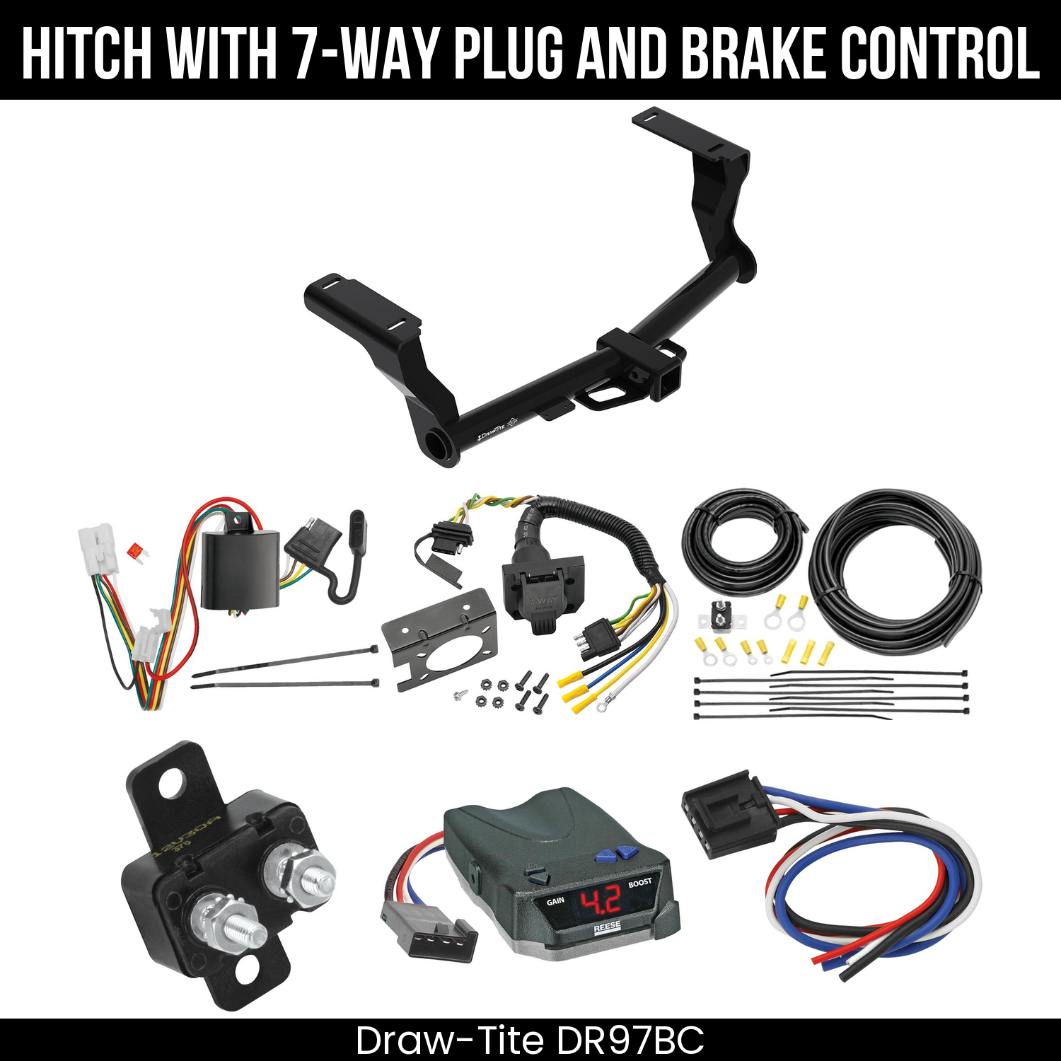 Trailer Hitch , 7-Way , Reese Brake EVN Control