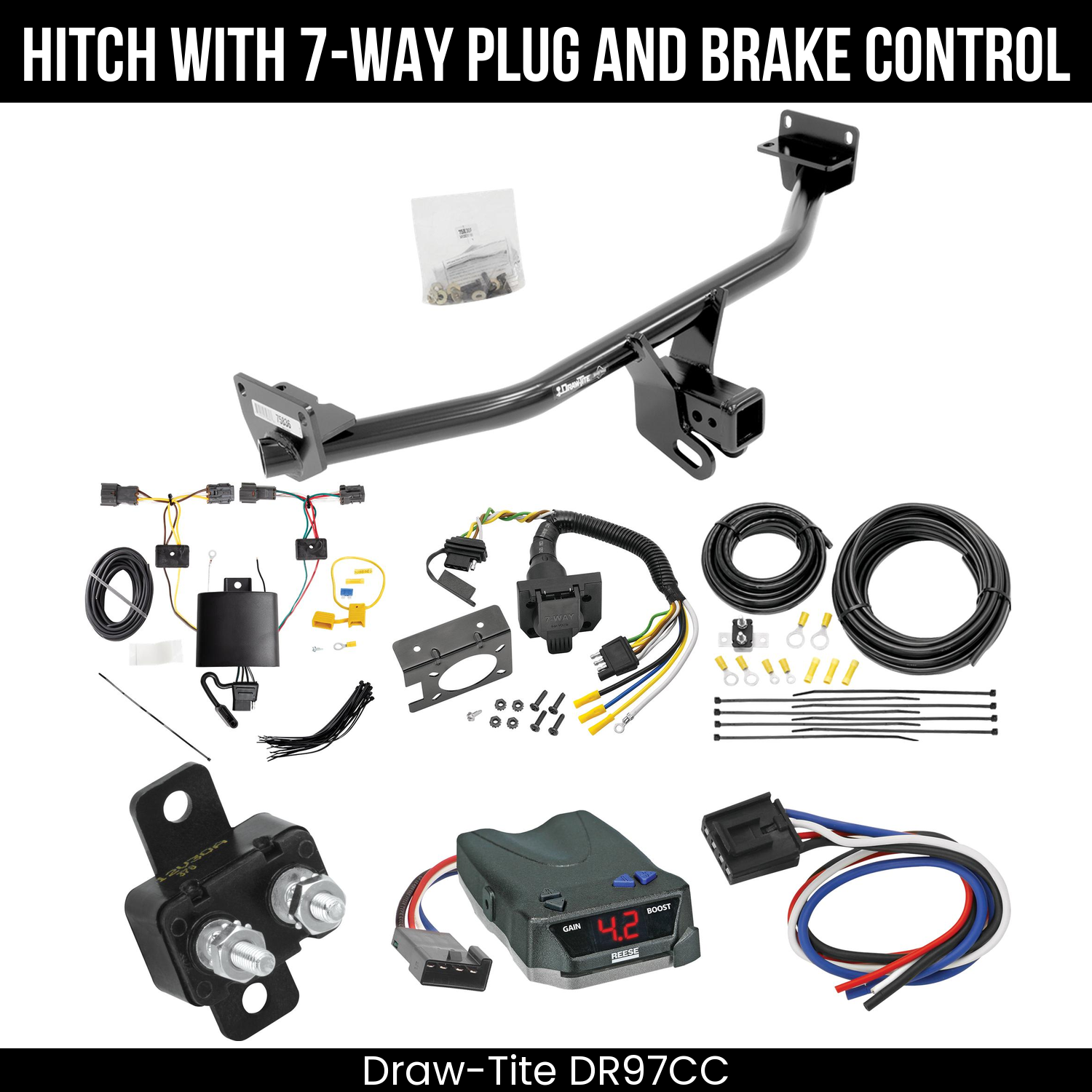 Trailer Hitch , 7-Way , Reese Brake EVN Control