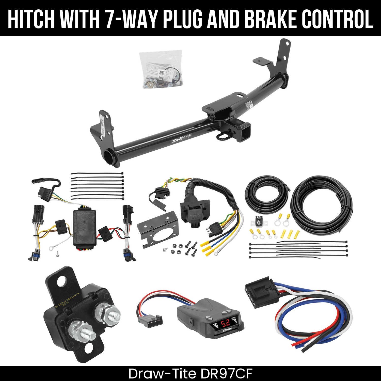 Trailer Hitch , 7-Way , Draw-Tite Activator IV Brake Control