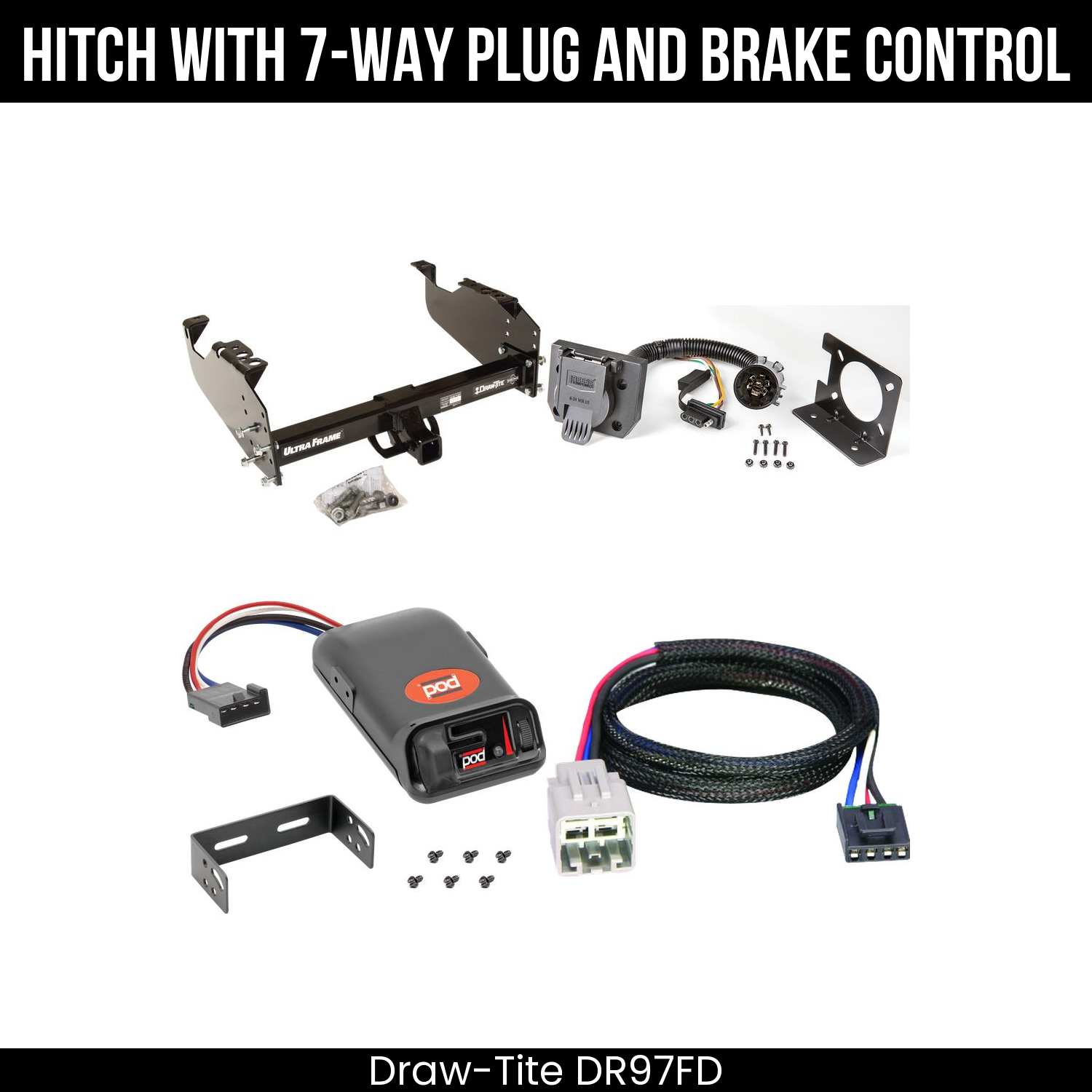 Trailer Hitch , 7-Way , Pro Series POD Brake Control