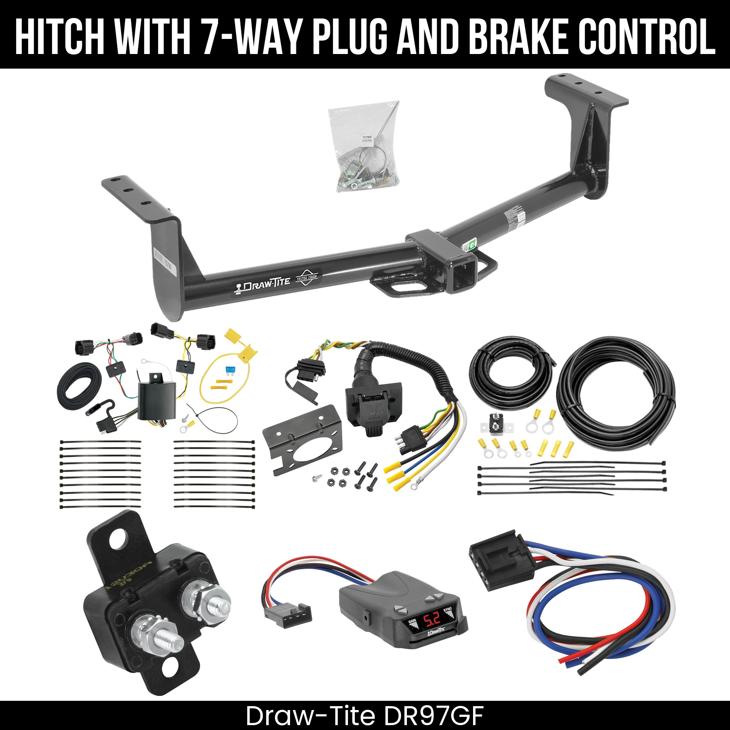Trailer Hitch , 7-Way , Draw-Tite Activator IV Brake Control