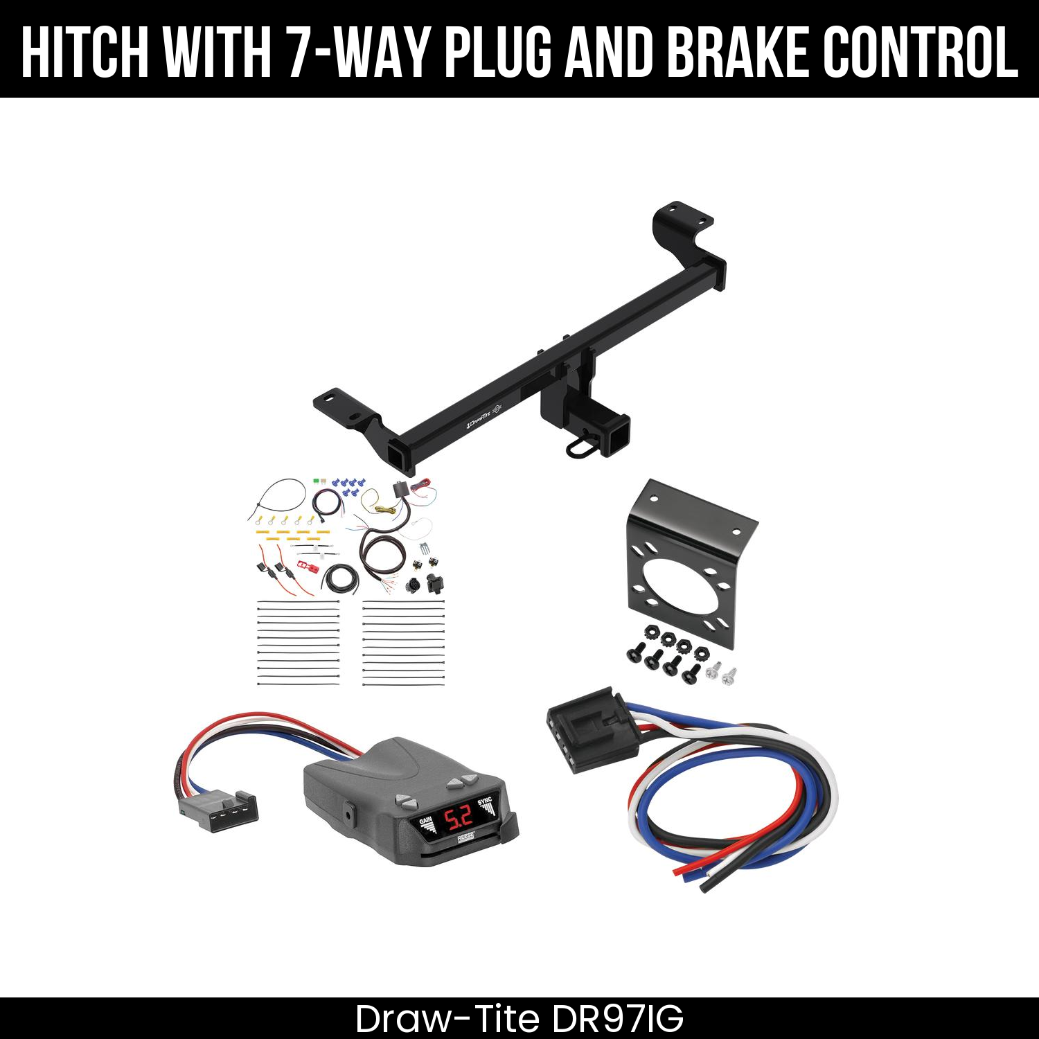 Trailer Hitch , 7-Way , Reese Brakeman IV Brake Control