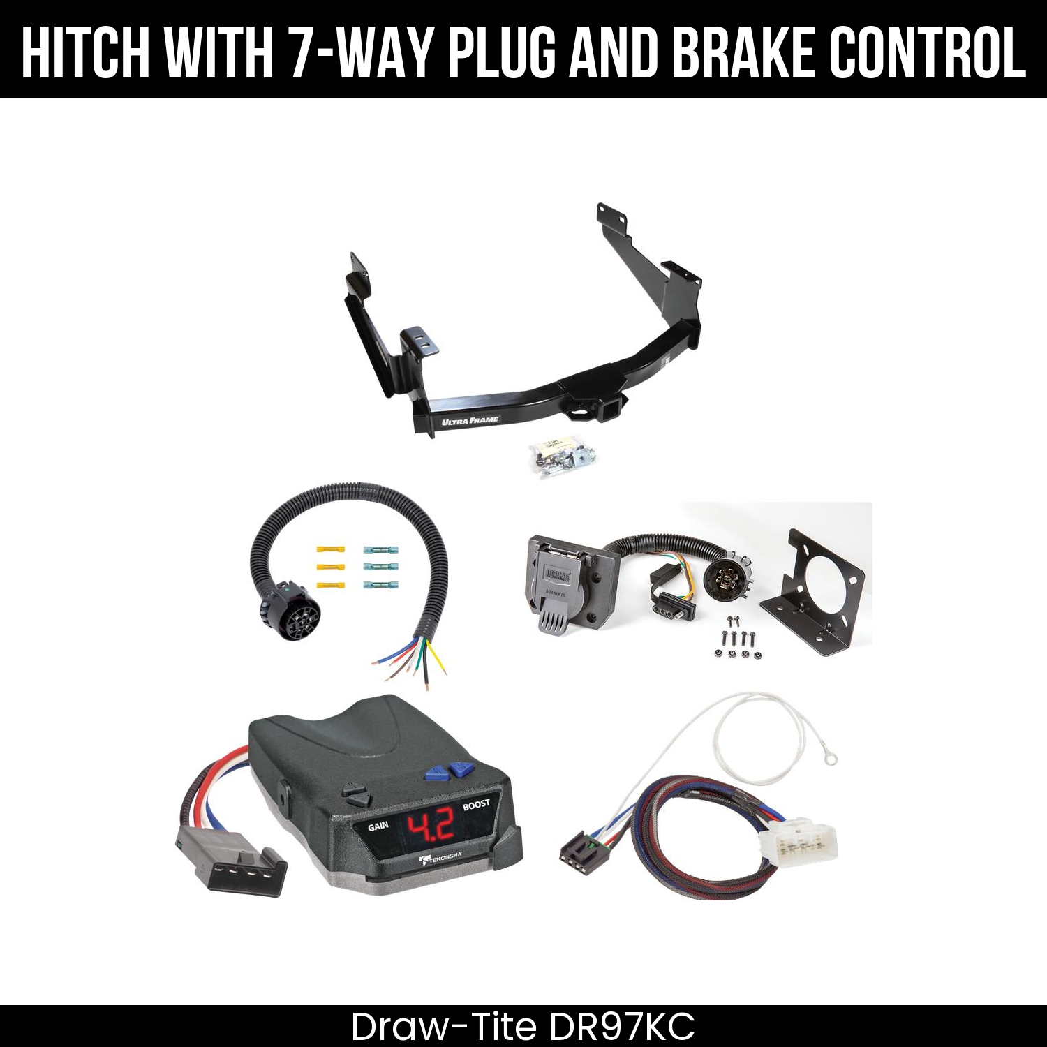 Trailer Hitch , 7-Way , Tekonsha Brake EVN Control