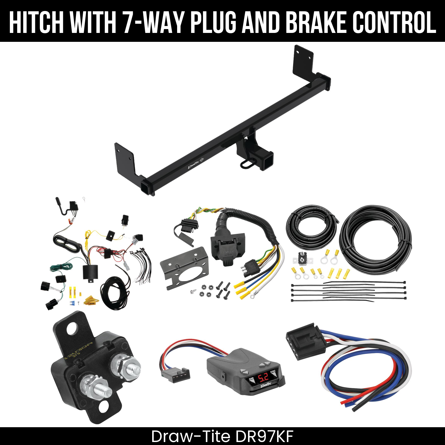 Trailer Hitch , 7-Way , Draw-Tite Activator IV Brake Control