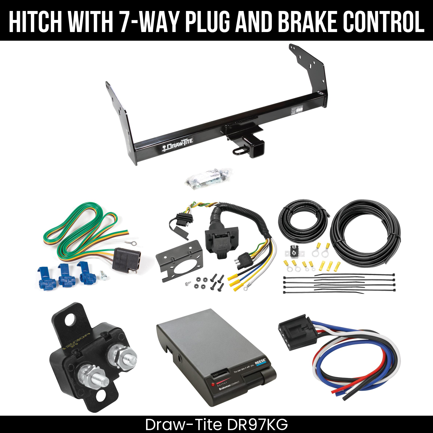 Trailer Hitch , 7-Way , Reese Brakeman Brake Control