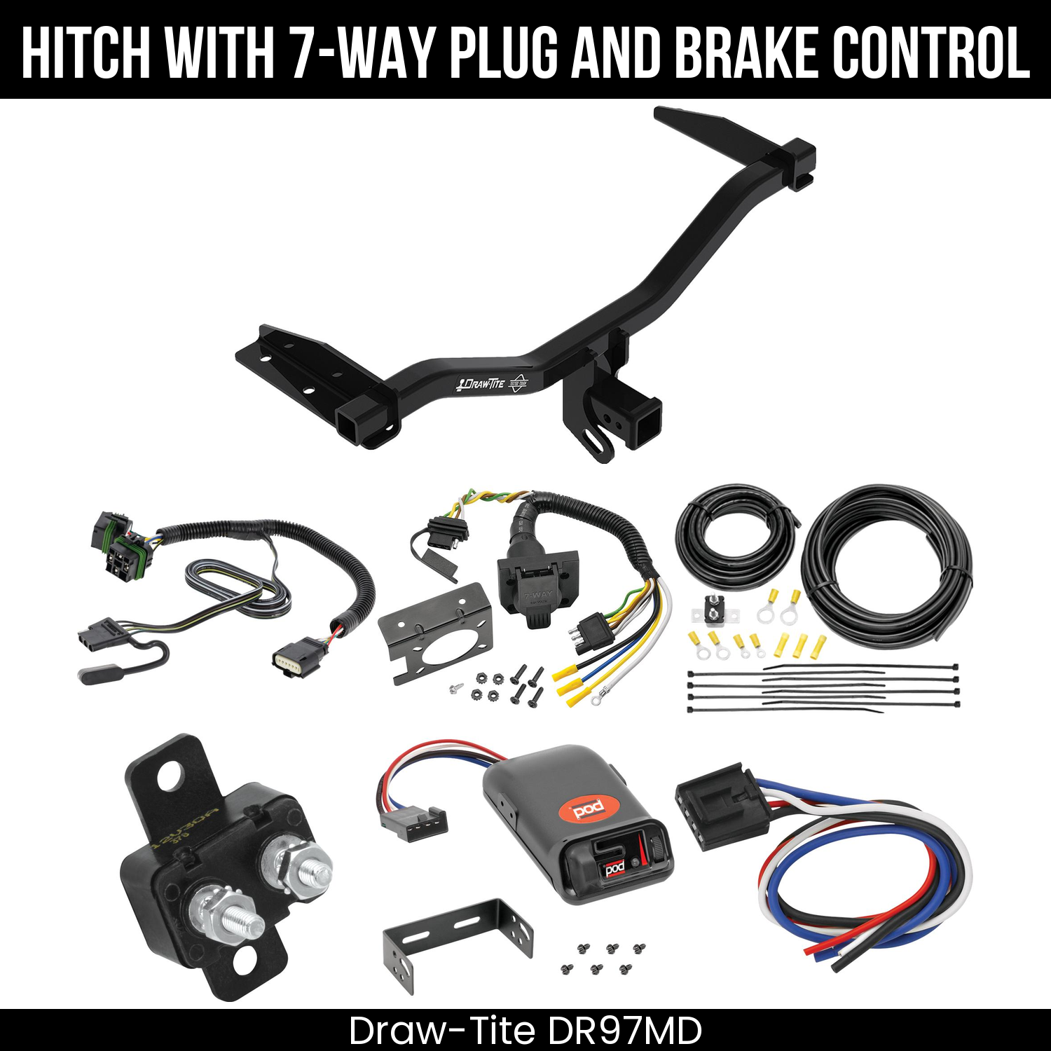 Trailer Hitch , 7-Way , Pro Series POD Brake Control