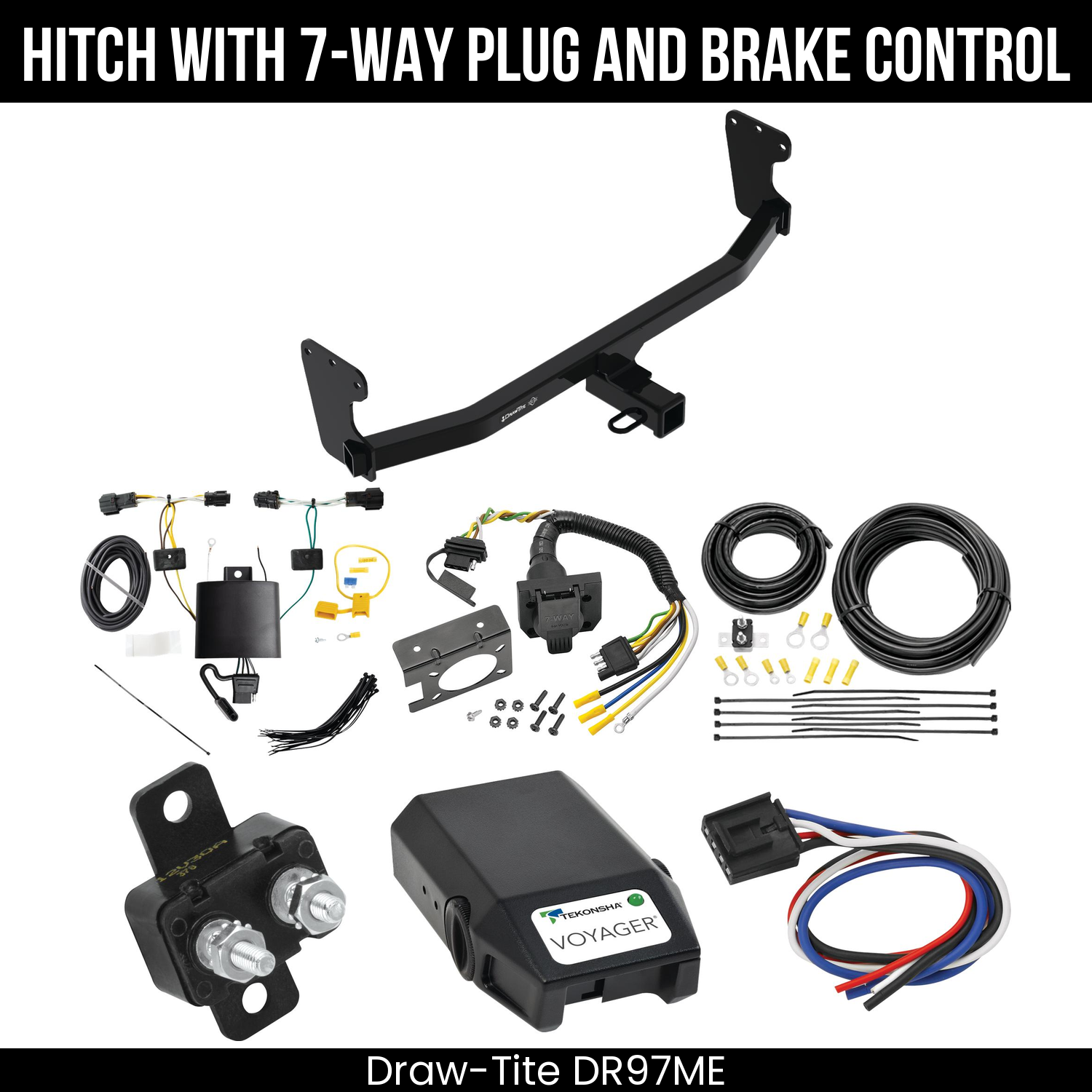 Trailer Hitch , 7-Way , Tekonsha Voyager Brake Control