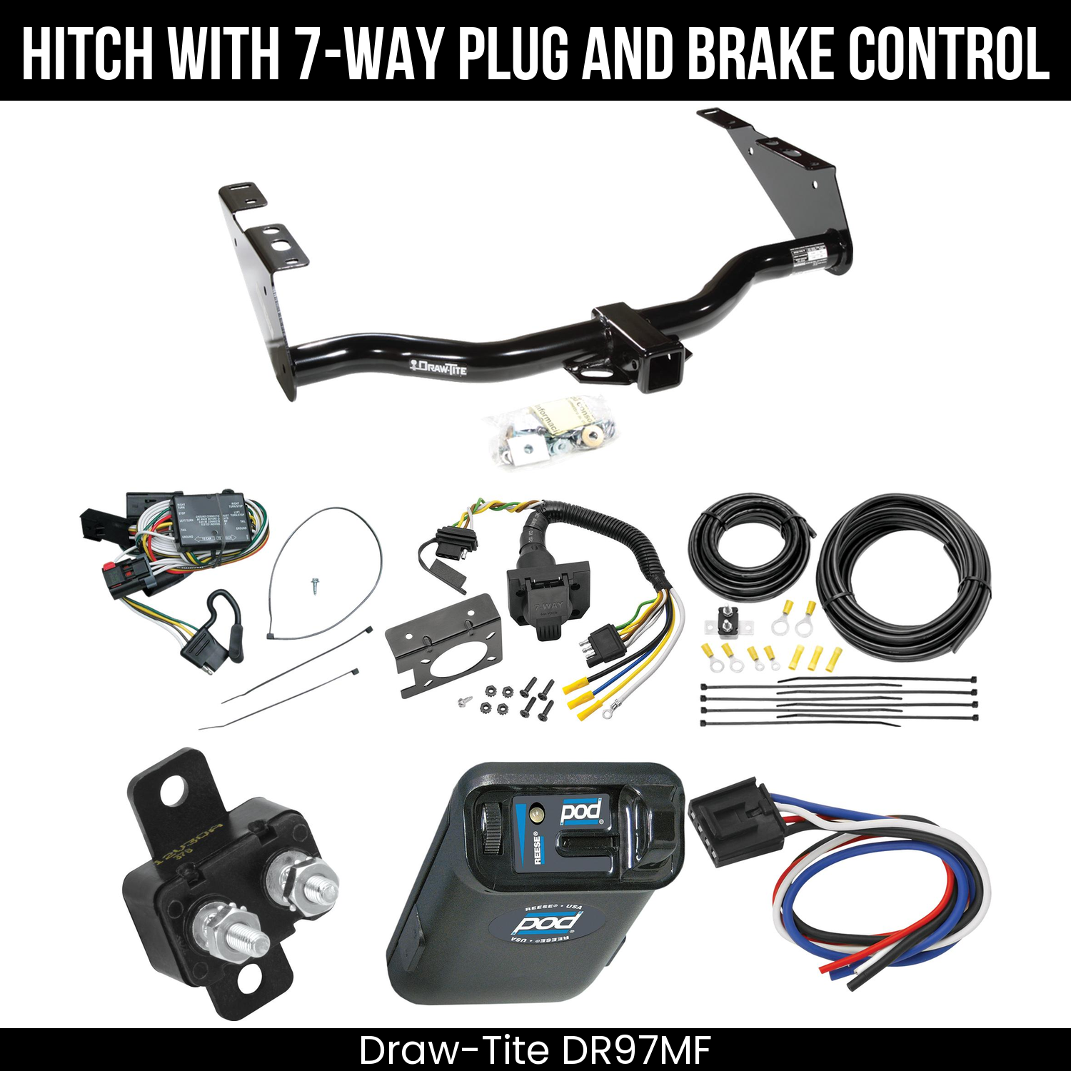 Trailer Hitch , 7-Way , Reese POD Brake Control