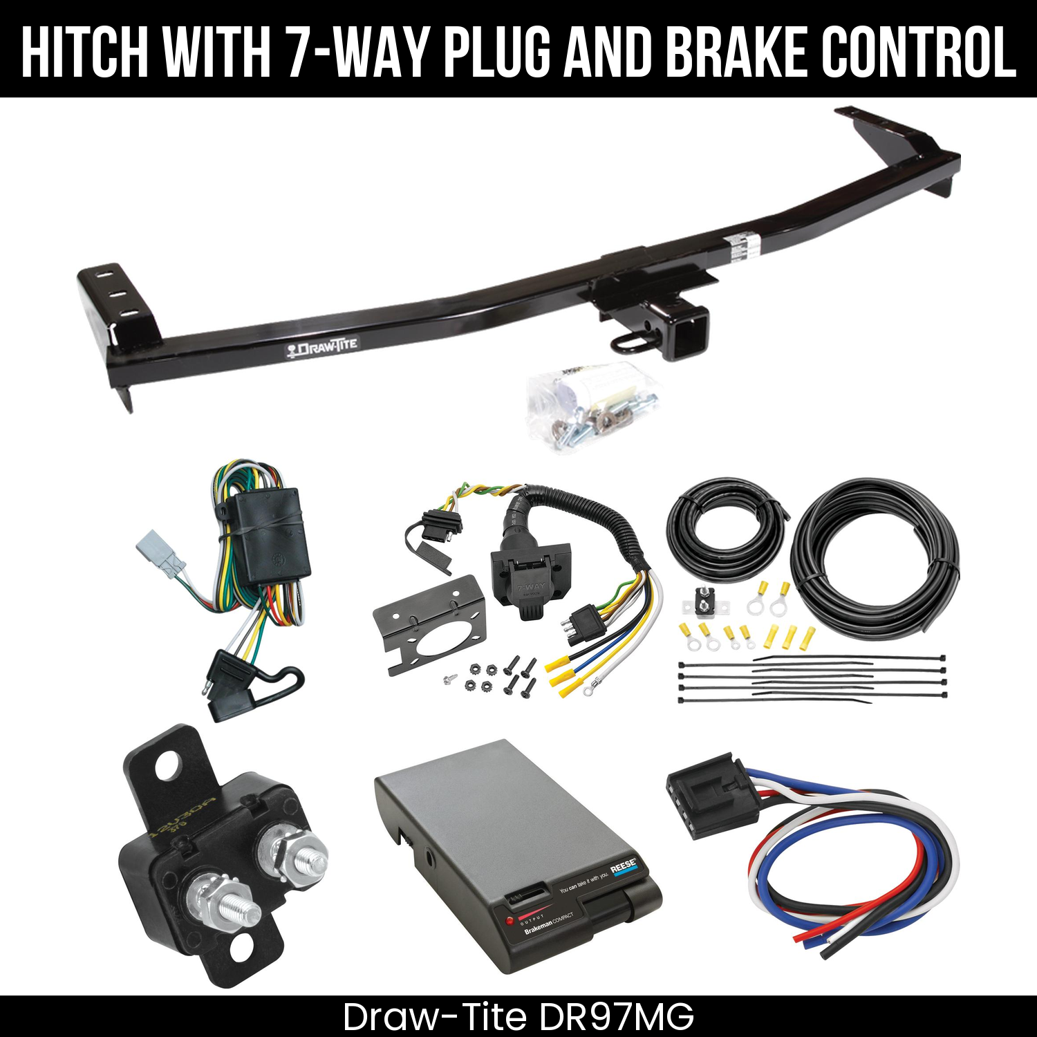Trailer Hitch , 7-Way , Reese Brakeman Brake Control