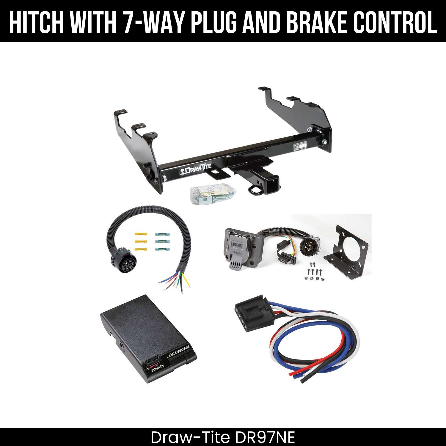 Trailer Hitch , 7-Way , Draw-Tite Activator Brake Control