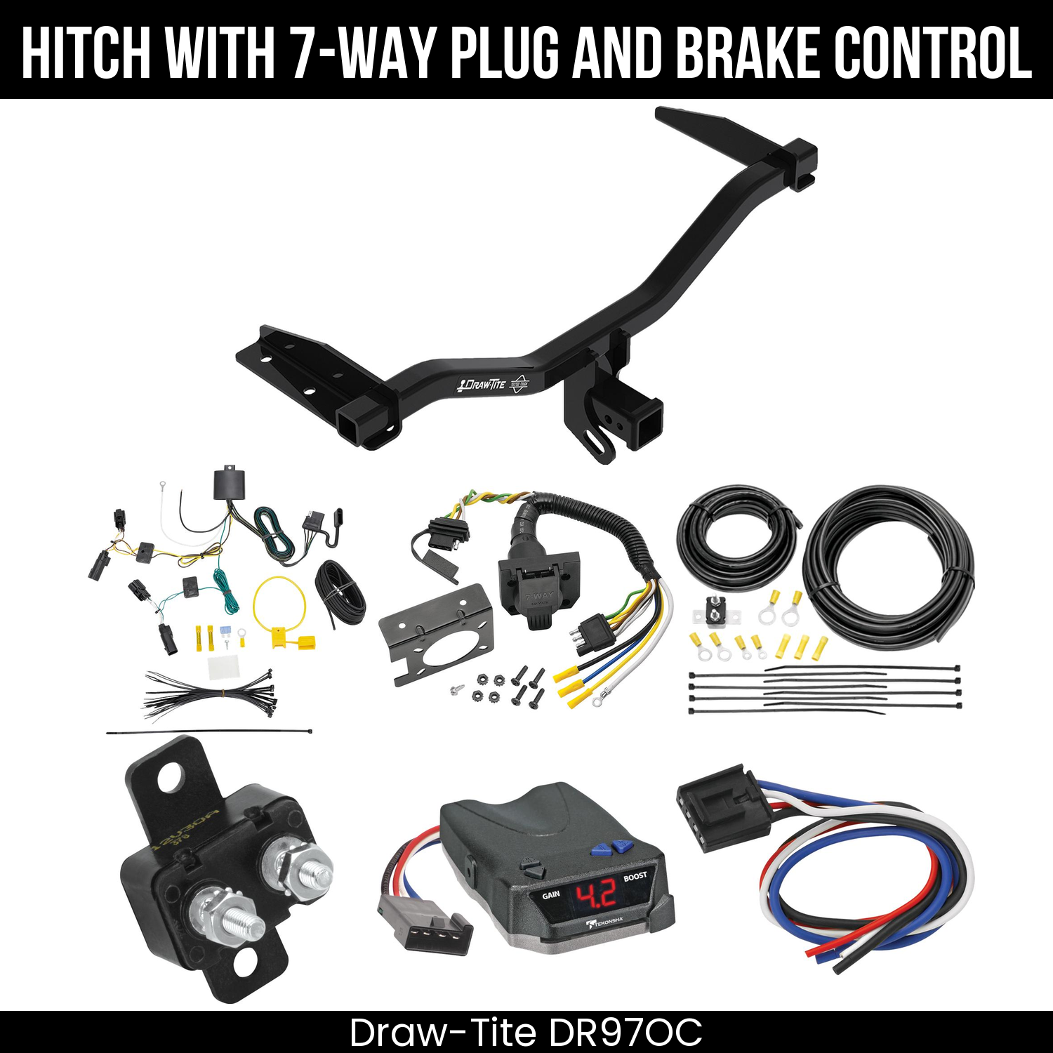 Trailer Hitch , 7-Way , Tekonsha Brake EVN Control
