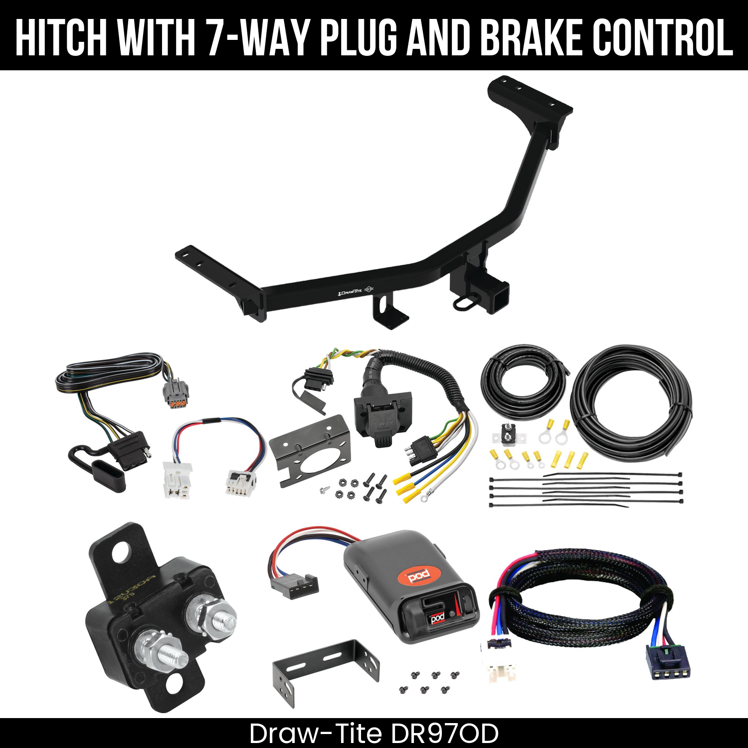 Trailer Hitch , 7-Way , Pro Series POD Brake Control