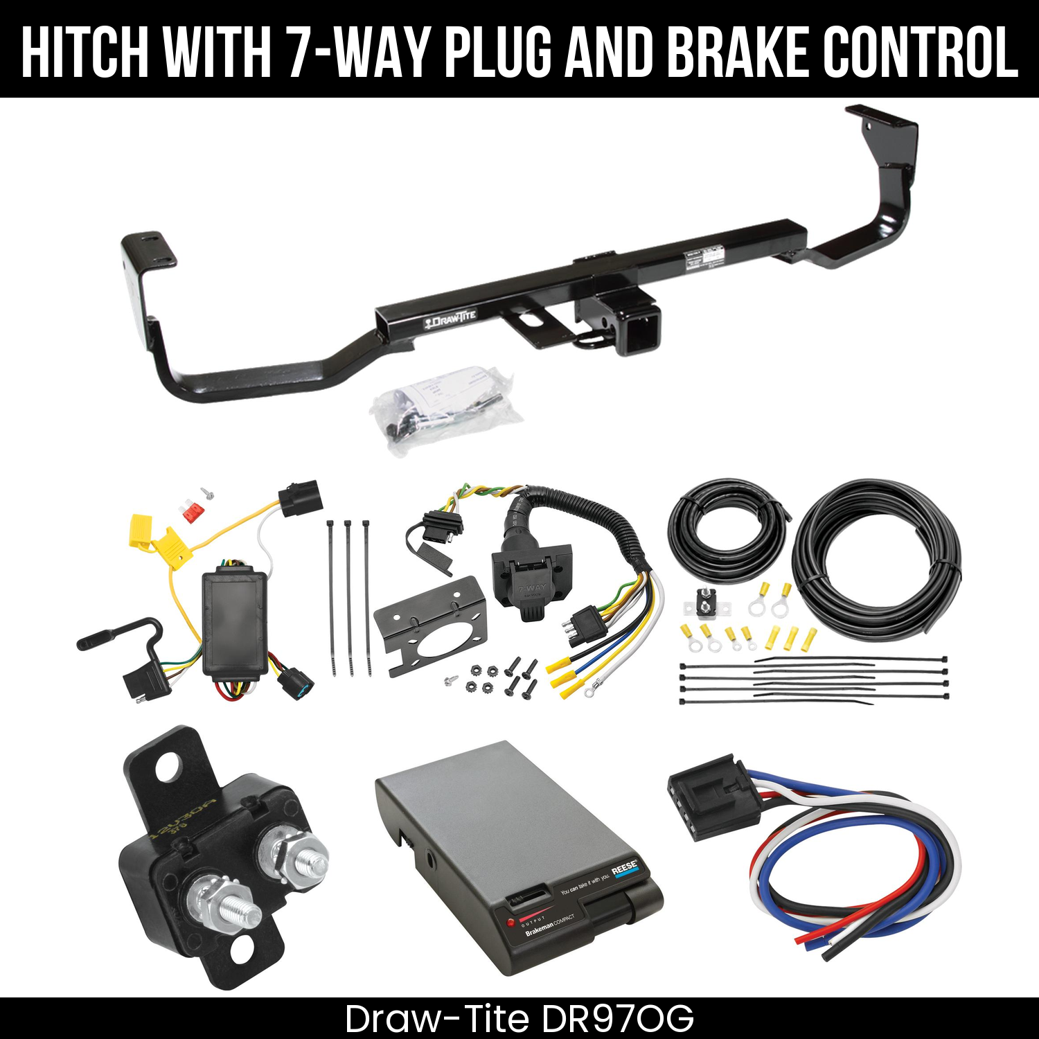 Trailer Hitch , 7-Way , Reese Brakeman Brake Control