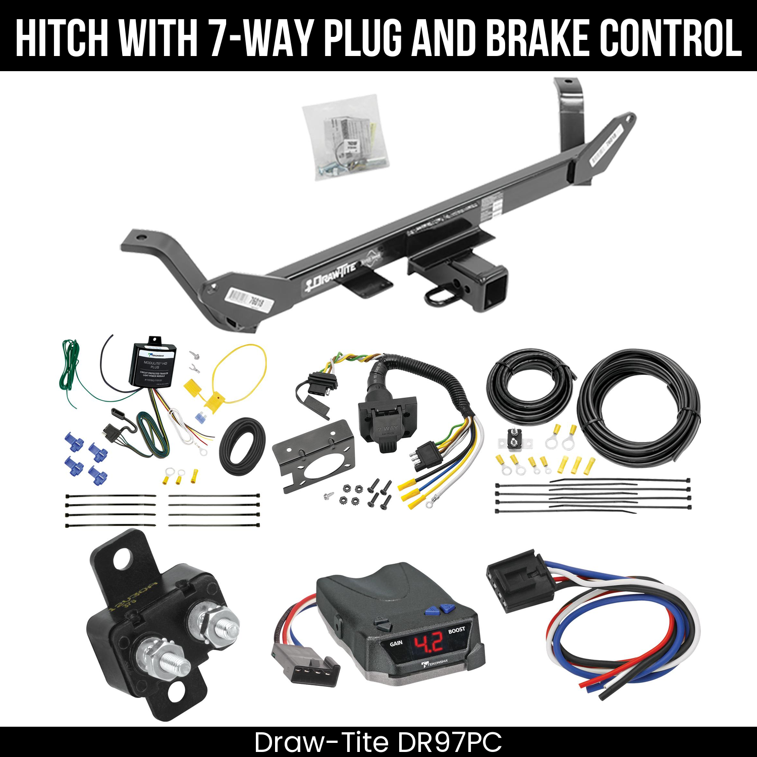 Trailer Hitch , 7-Way , Tekonsha Brake EVN Control