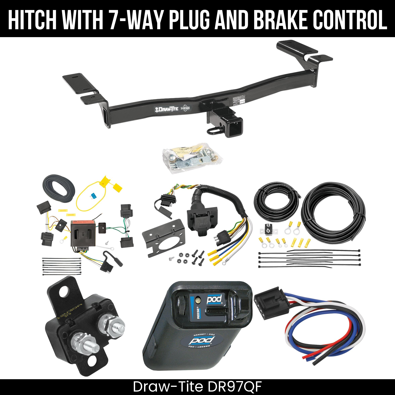 Trailer Hitch , 7-Way , Reese POD Brake Control
