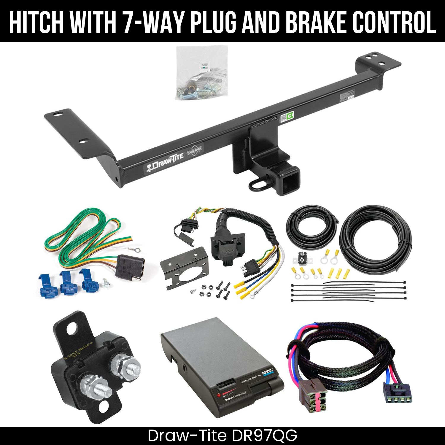 Trailer Hitch , 7-Way , Reese Brakeman Brake Control